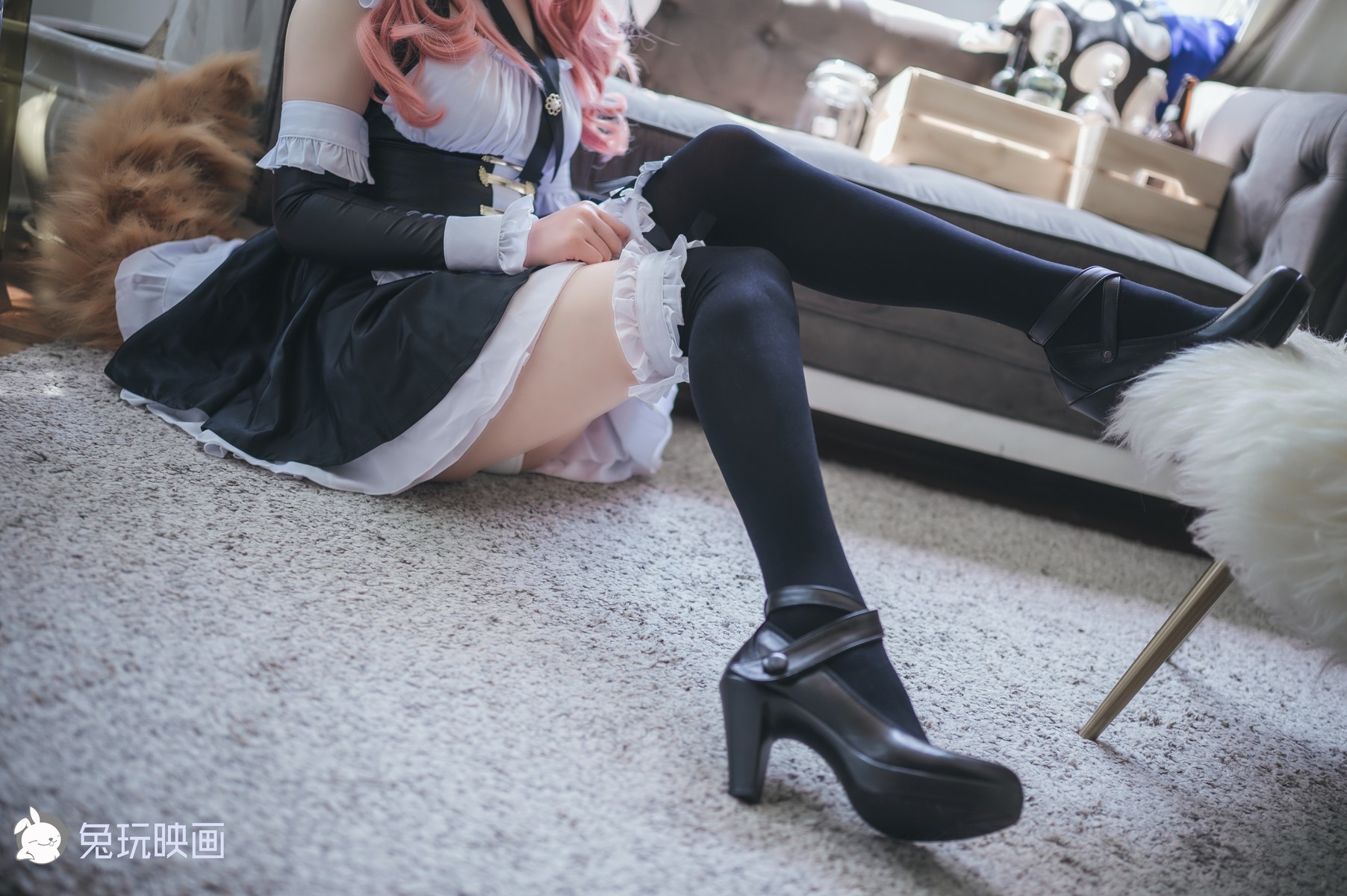 Cosplay 兔玩映画 女仆玉藻前 40