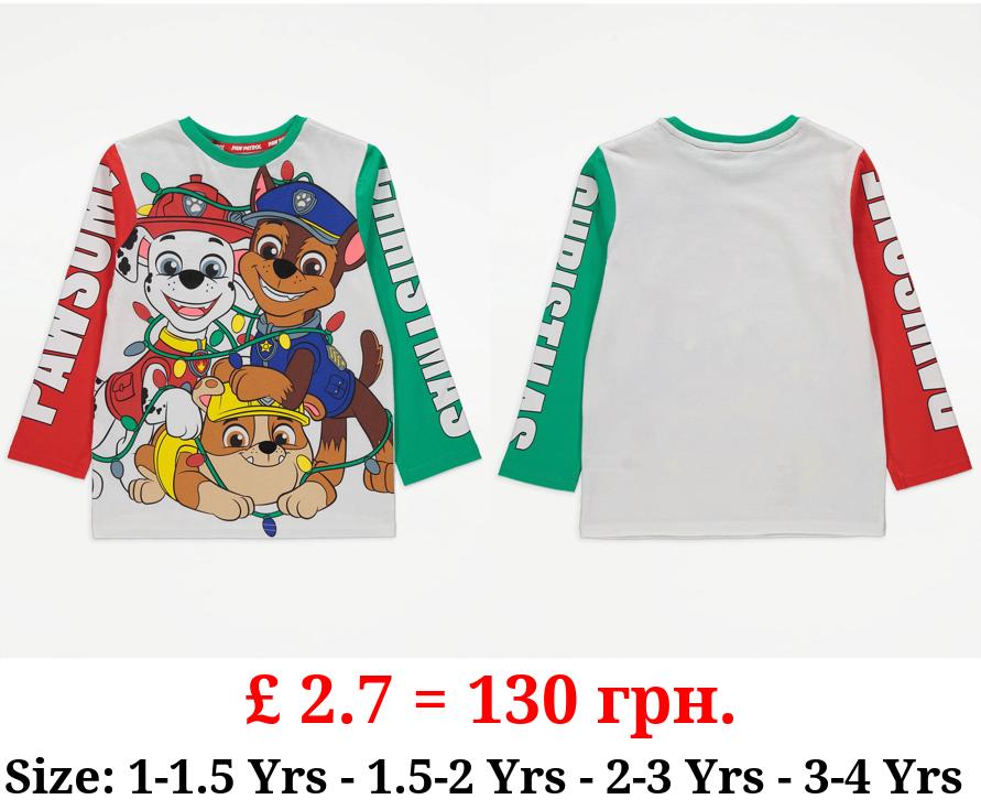 PAW Patrol Christmas Long Sleeve Top