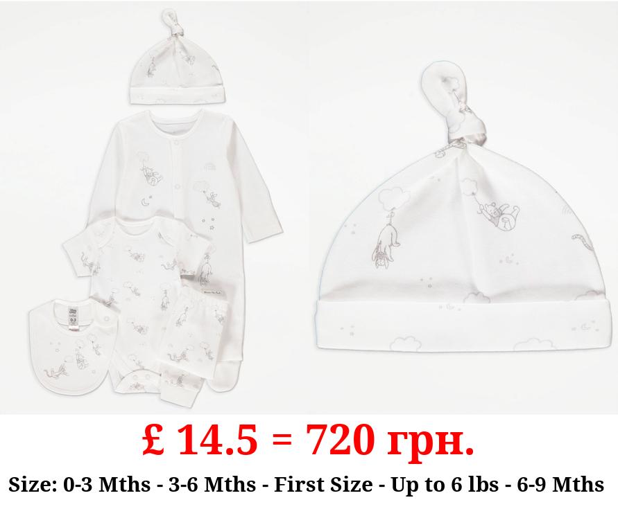 Disney Winnie The Pooh White 5 Piece Starter Set
