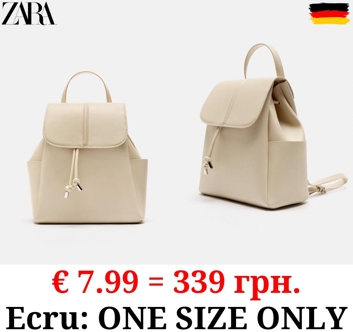 BACKPACK WITH FOLDOVER FLAP