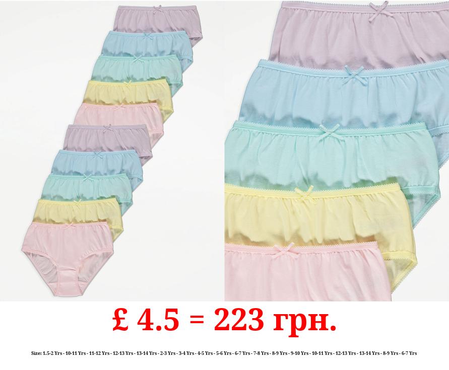 Pastel Briefs 10 Pack