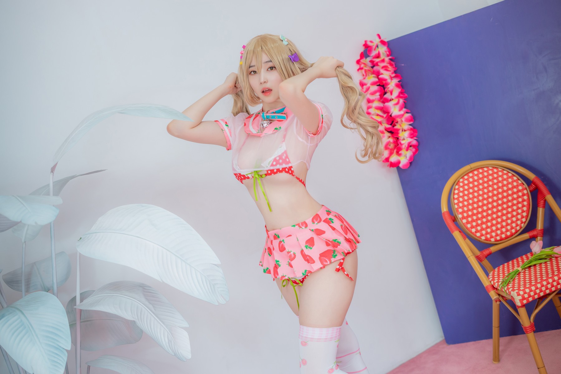 Bambi 밤비, [CreamSoda] Over knee socks Set.01 23