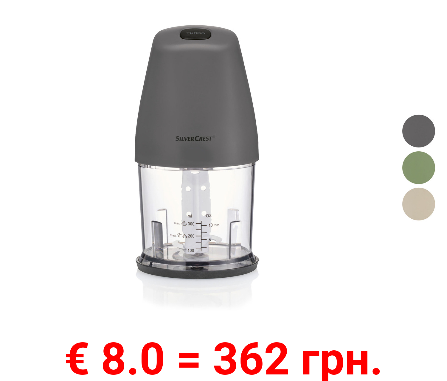 SILVERCREST® KITCHEN TOOLS Multizerkleinerer »SMZ 260 J4«, 260 W, mit Turbotaste