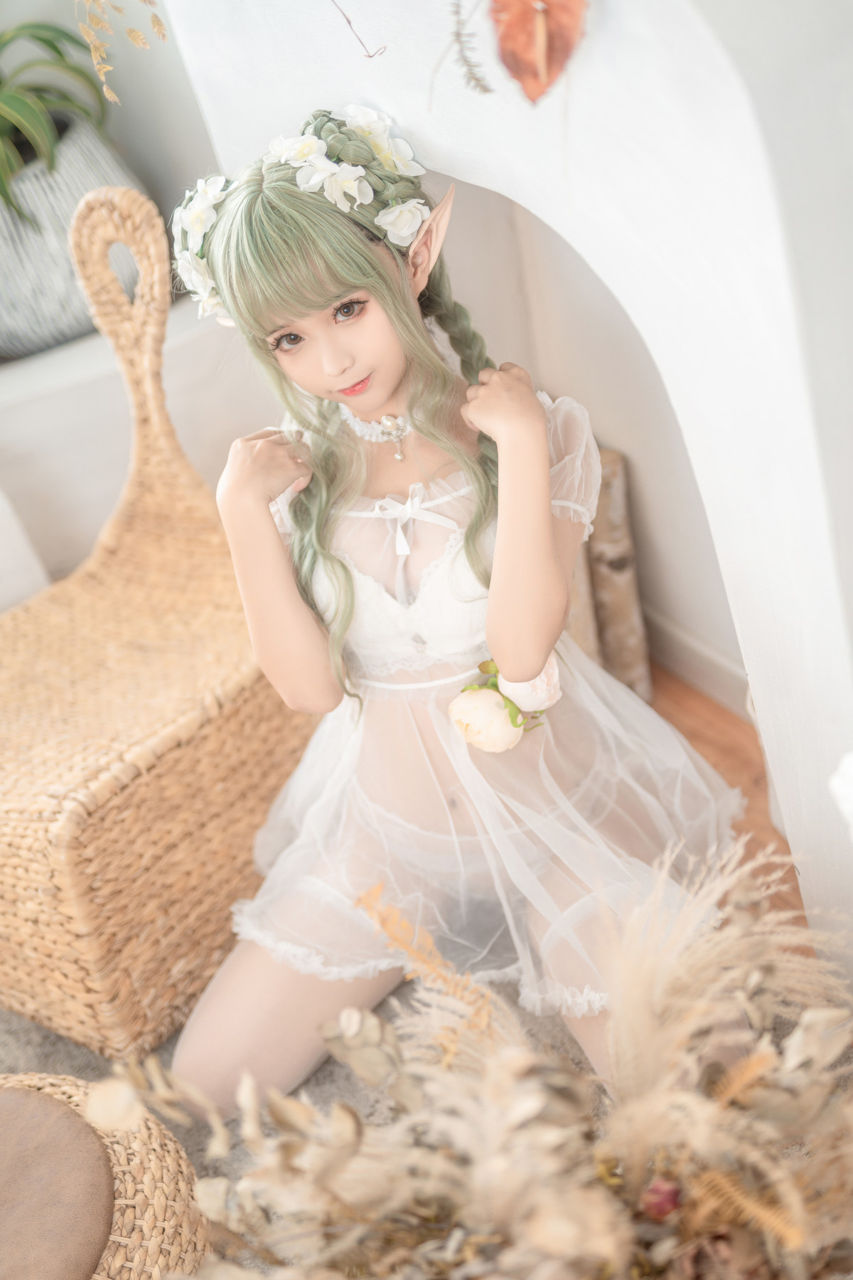 Cosplay 蠢沫沫Chunmomo 《尖耳国度》绿精灵 2
