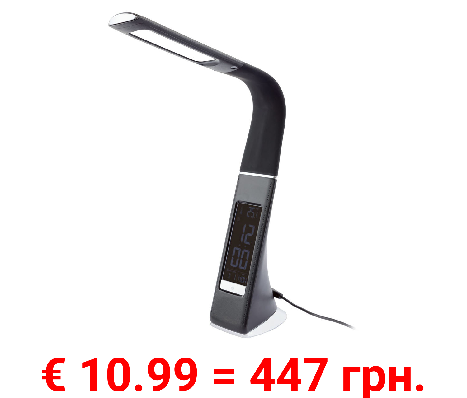 LIVARNO home Schreibtischleuchte, mit integrierter Uhr