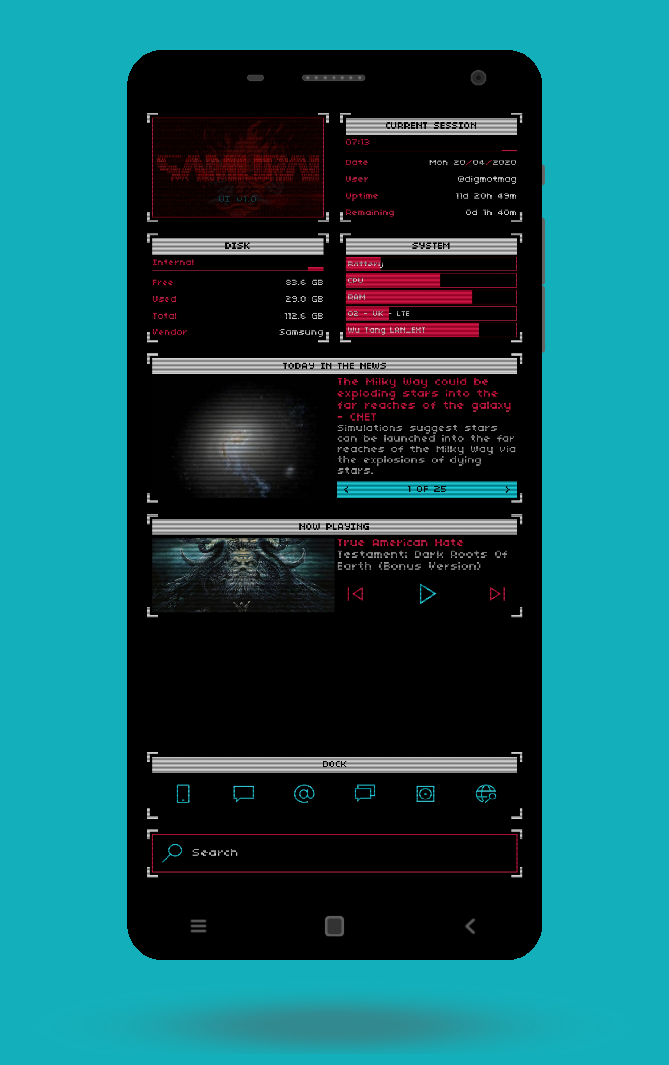 Cyberpunk theme for klwp фото 7