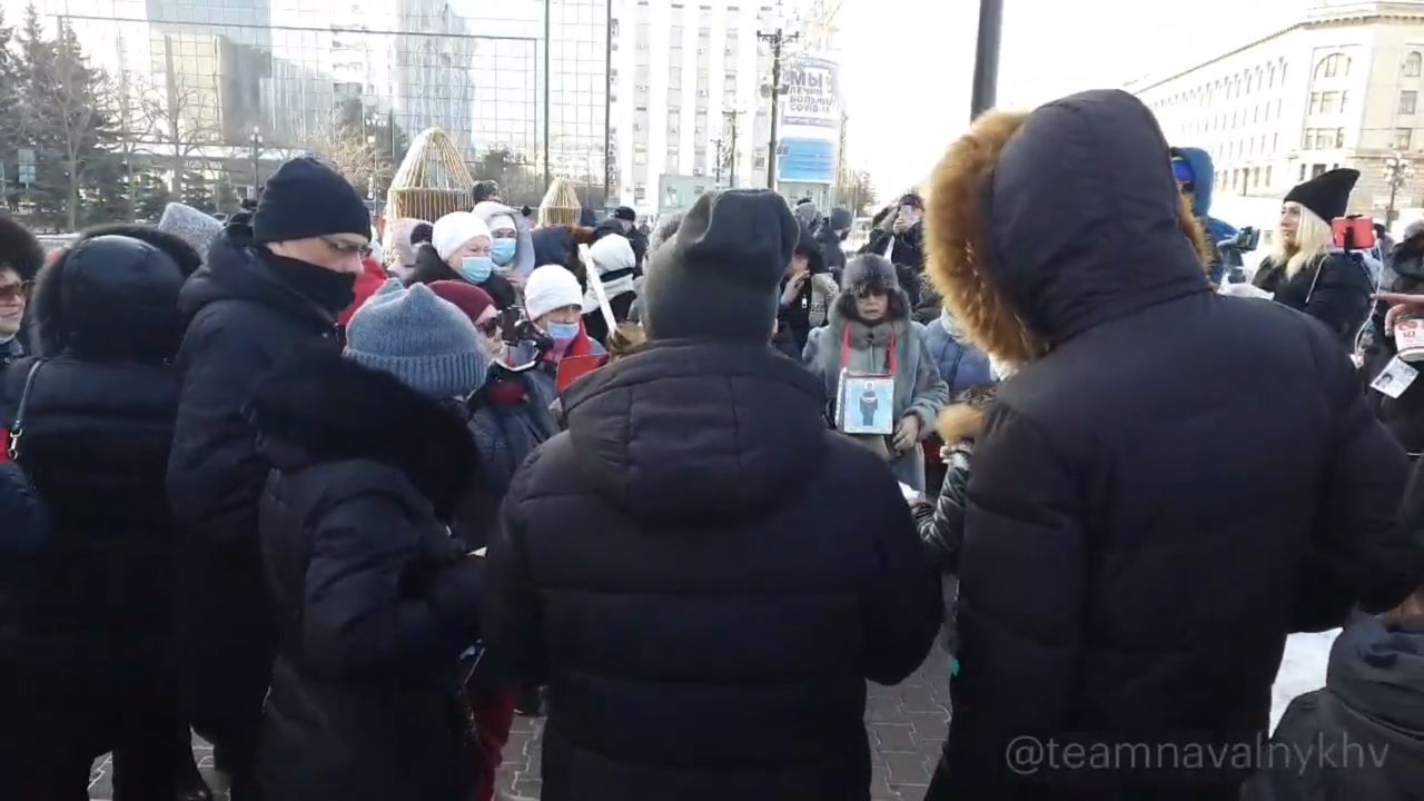 В Хабаровске из-за 148-го шествия в поддержку Сергея Фургала задержали несколько человек