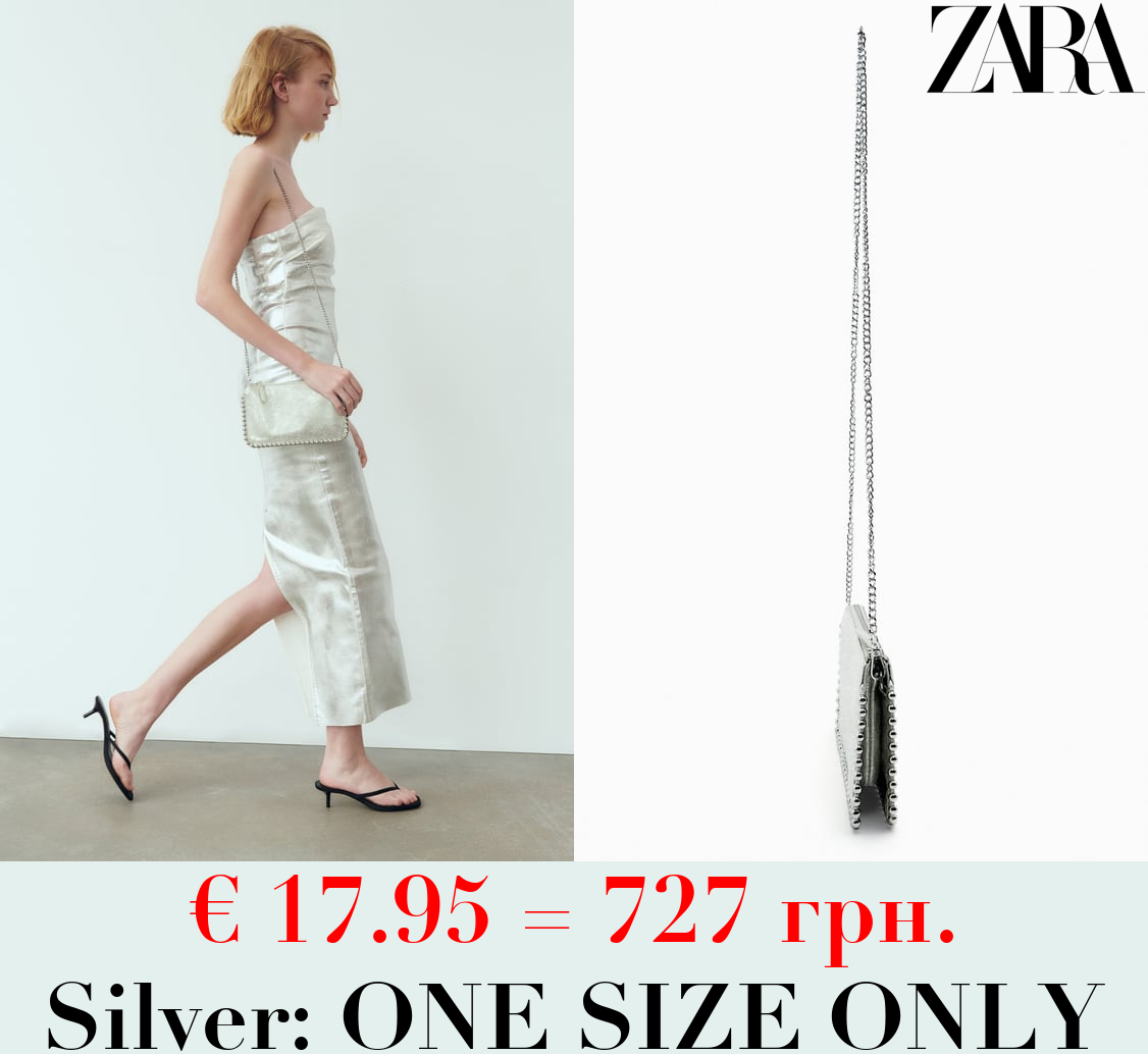 CLUTCH BAG WITH STUDS