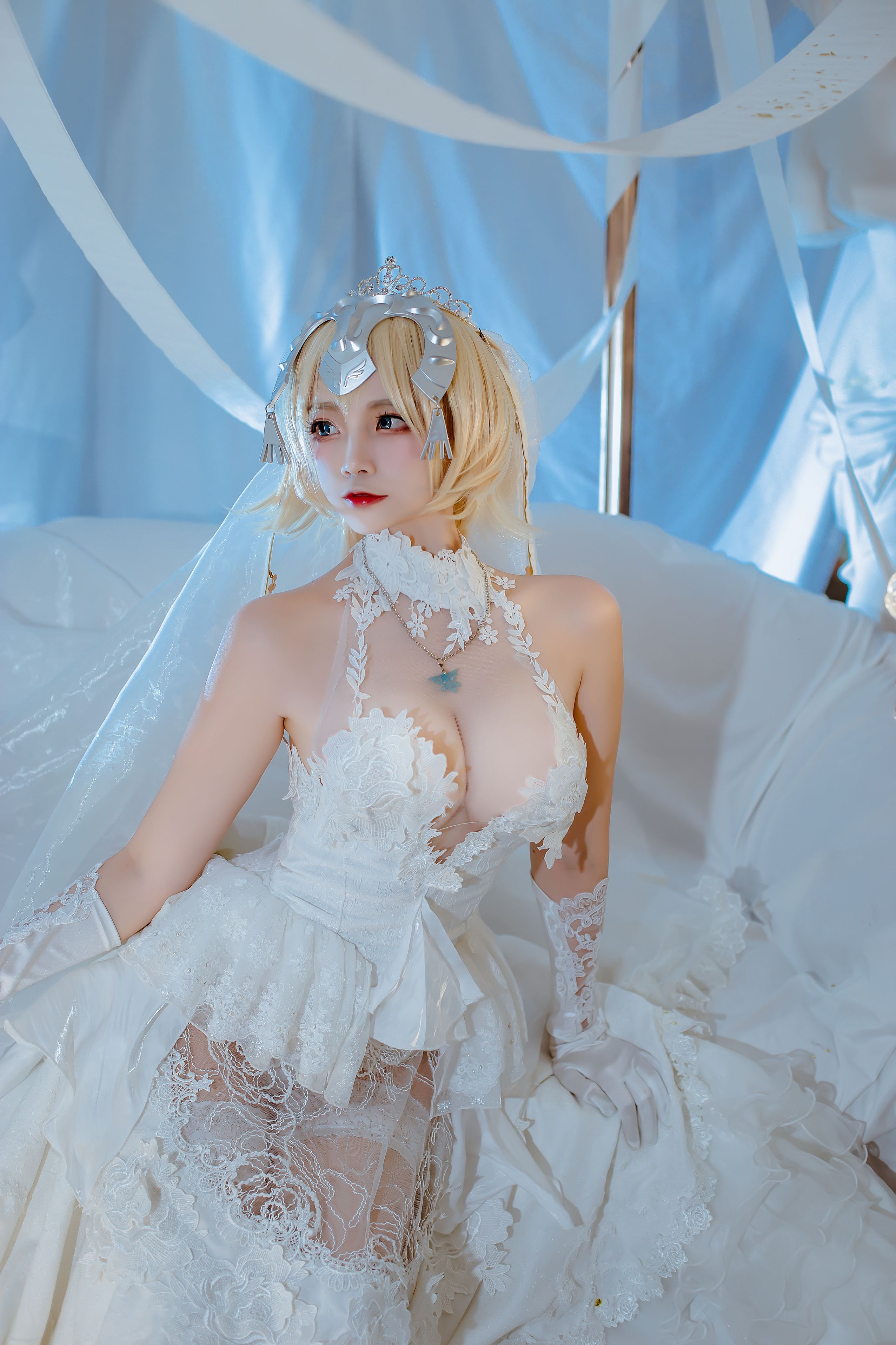 二佐Nisa - fate贞德花嫁[12P-200MB] 12