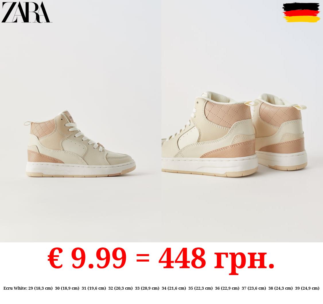 MULTI-PIECE HIGH-TOP SNEAKERS