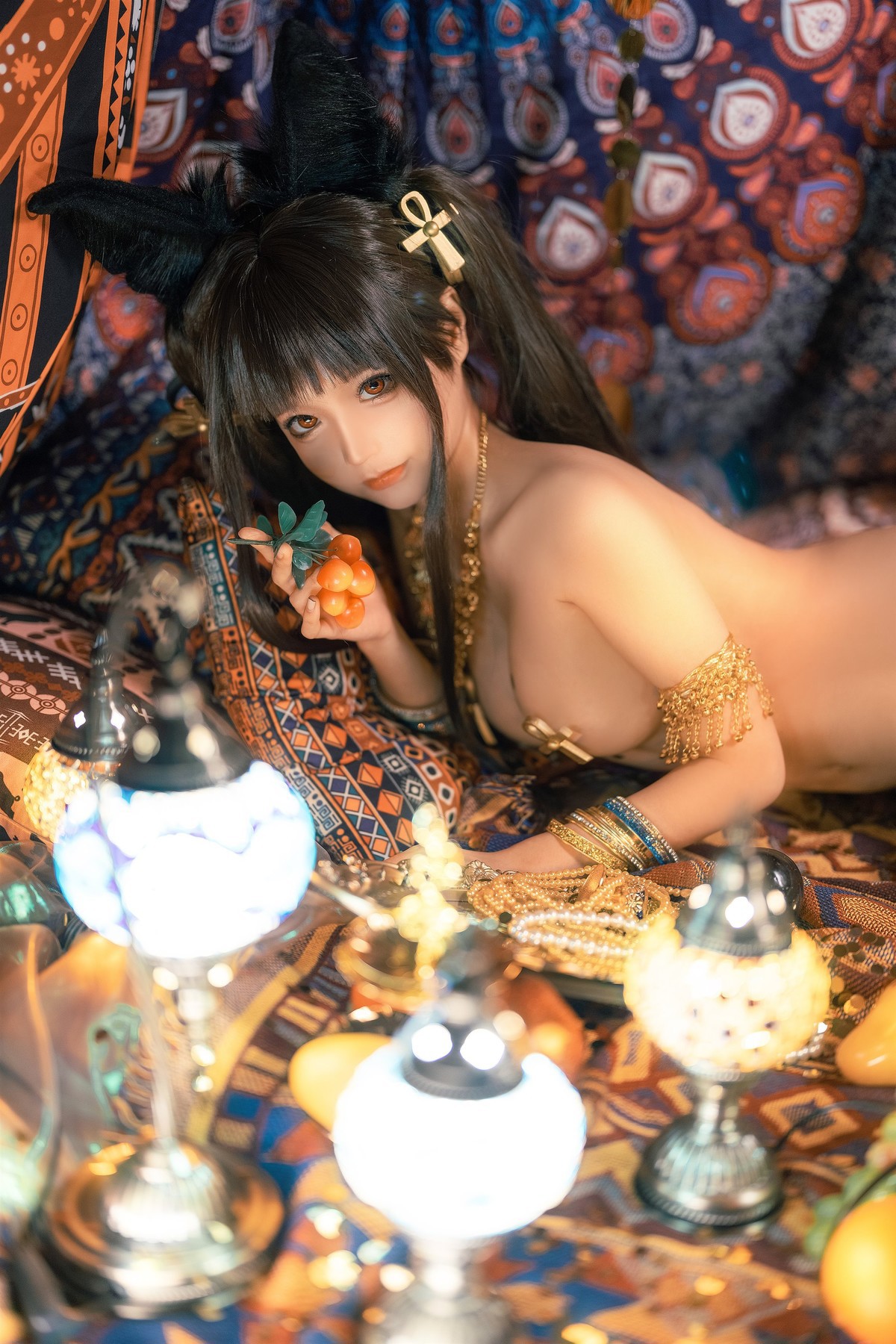 蠢沫沫 Cosplay 埃及喵 40