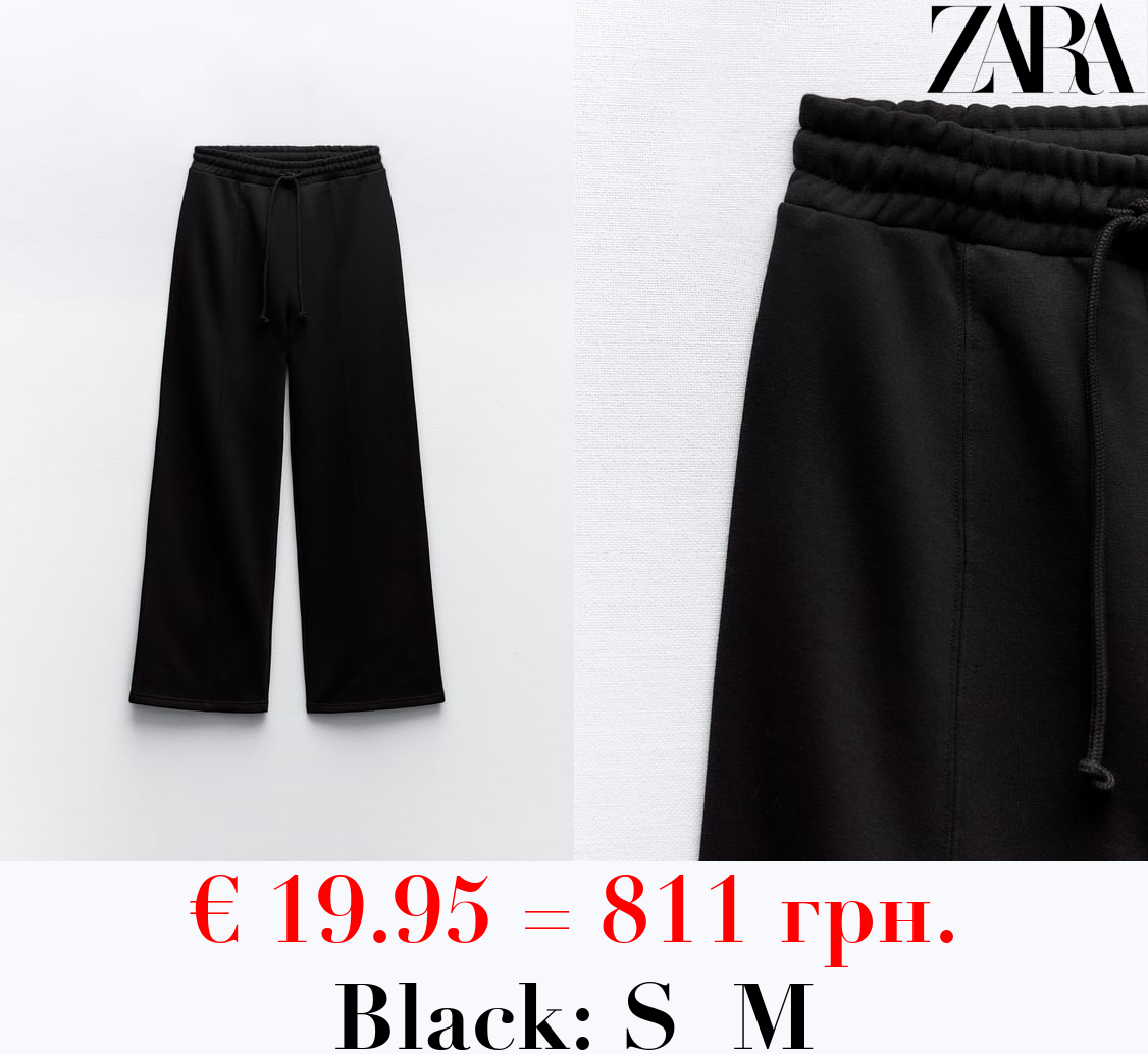 BROAD PLUSH TROUSERS