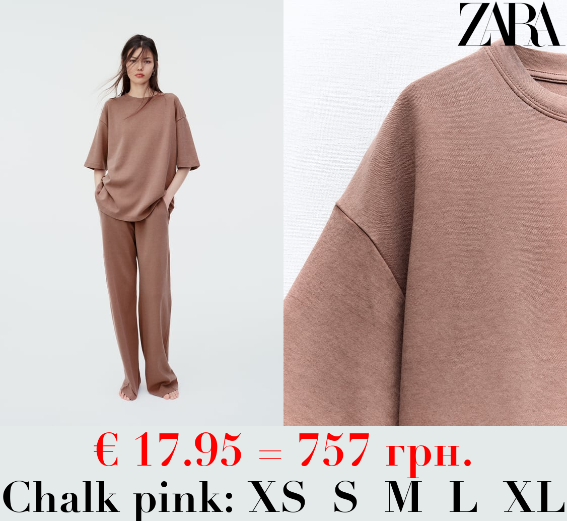 WASHED INTERLOCK T-SHIRT