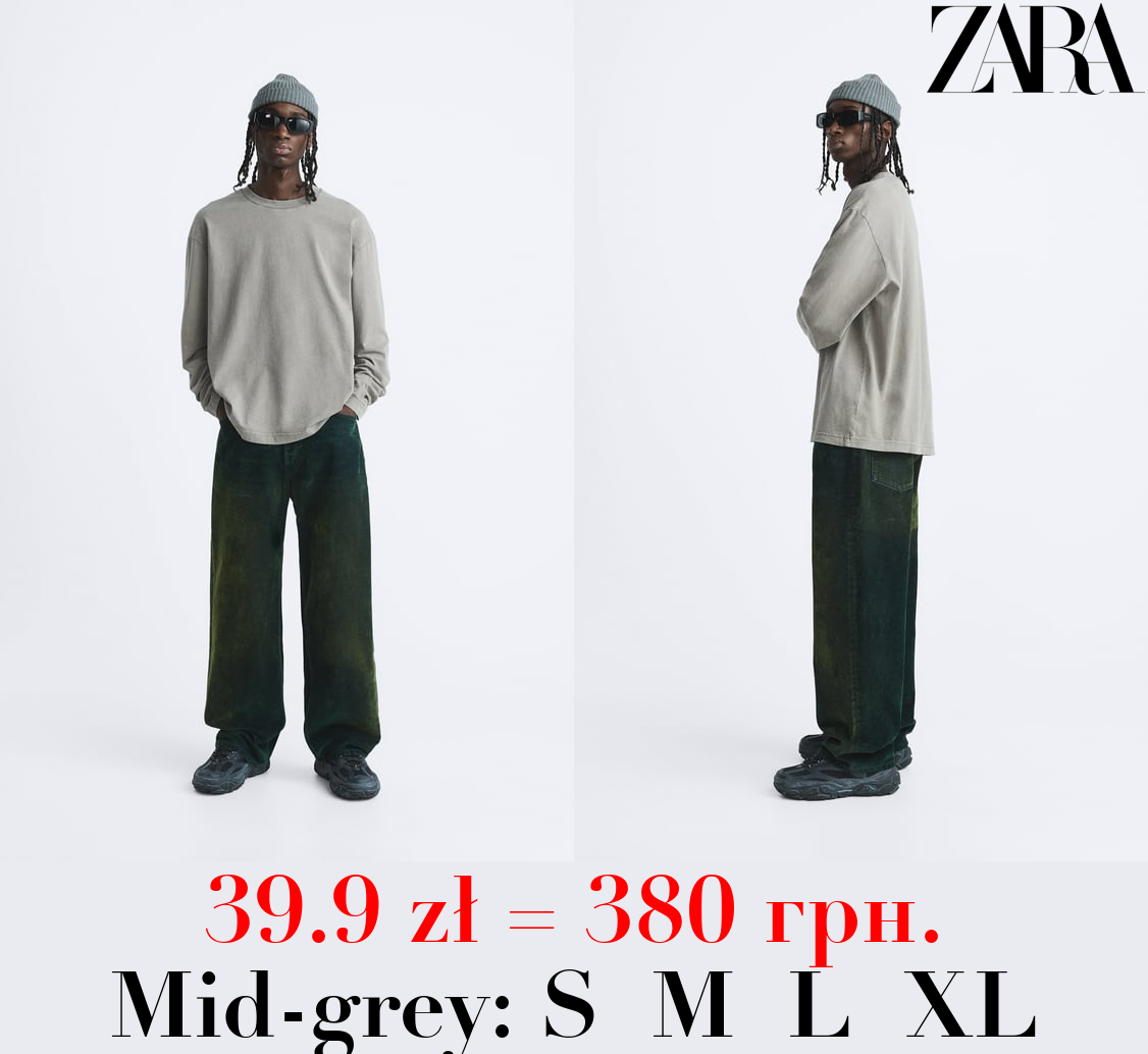 FADED LONG SLEEVE TOP