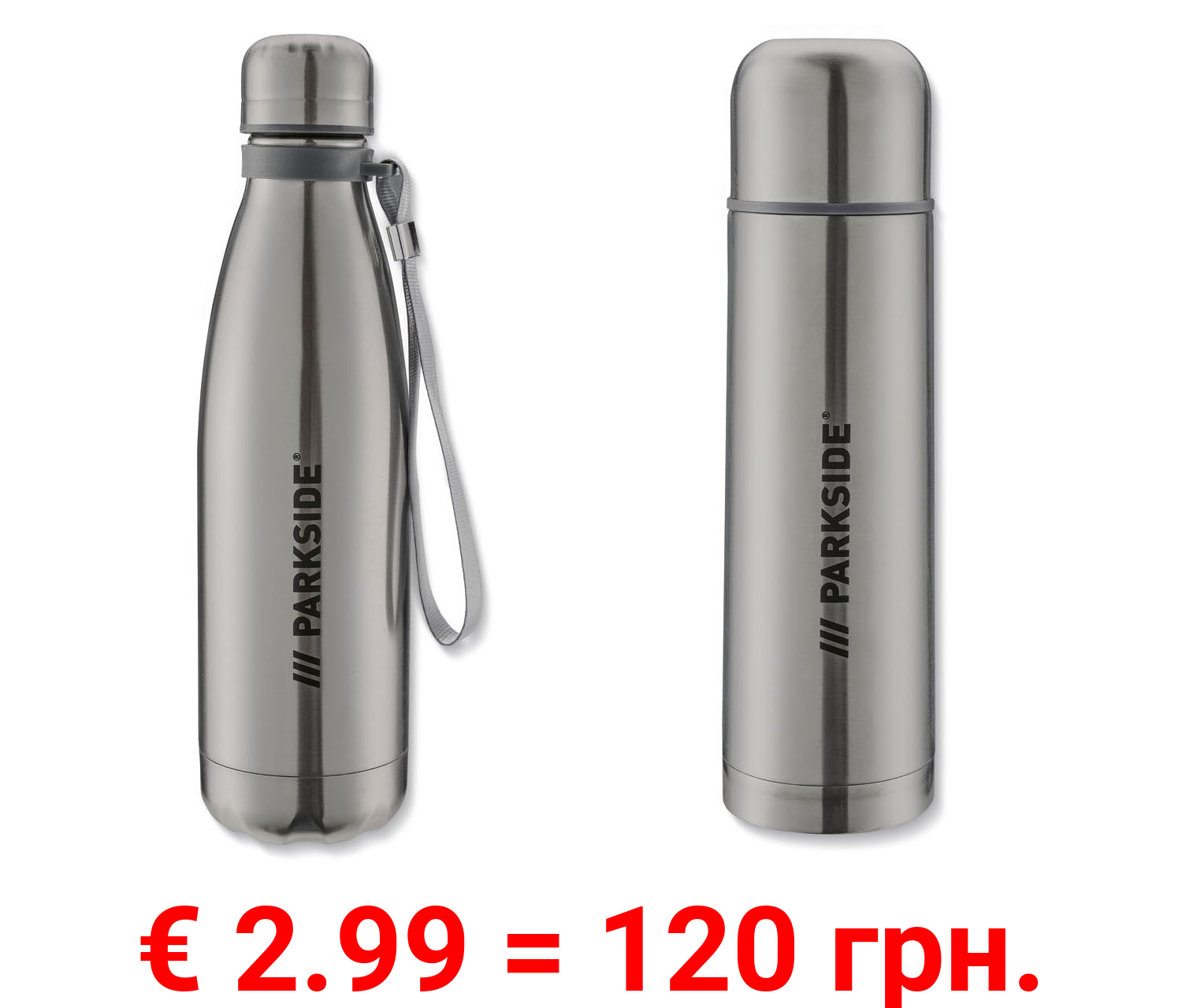 PARKSIDE® Thermoflasche, aus Edelstahl