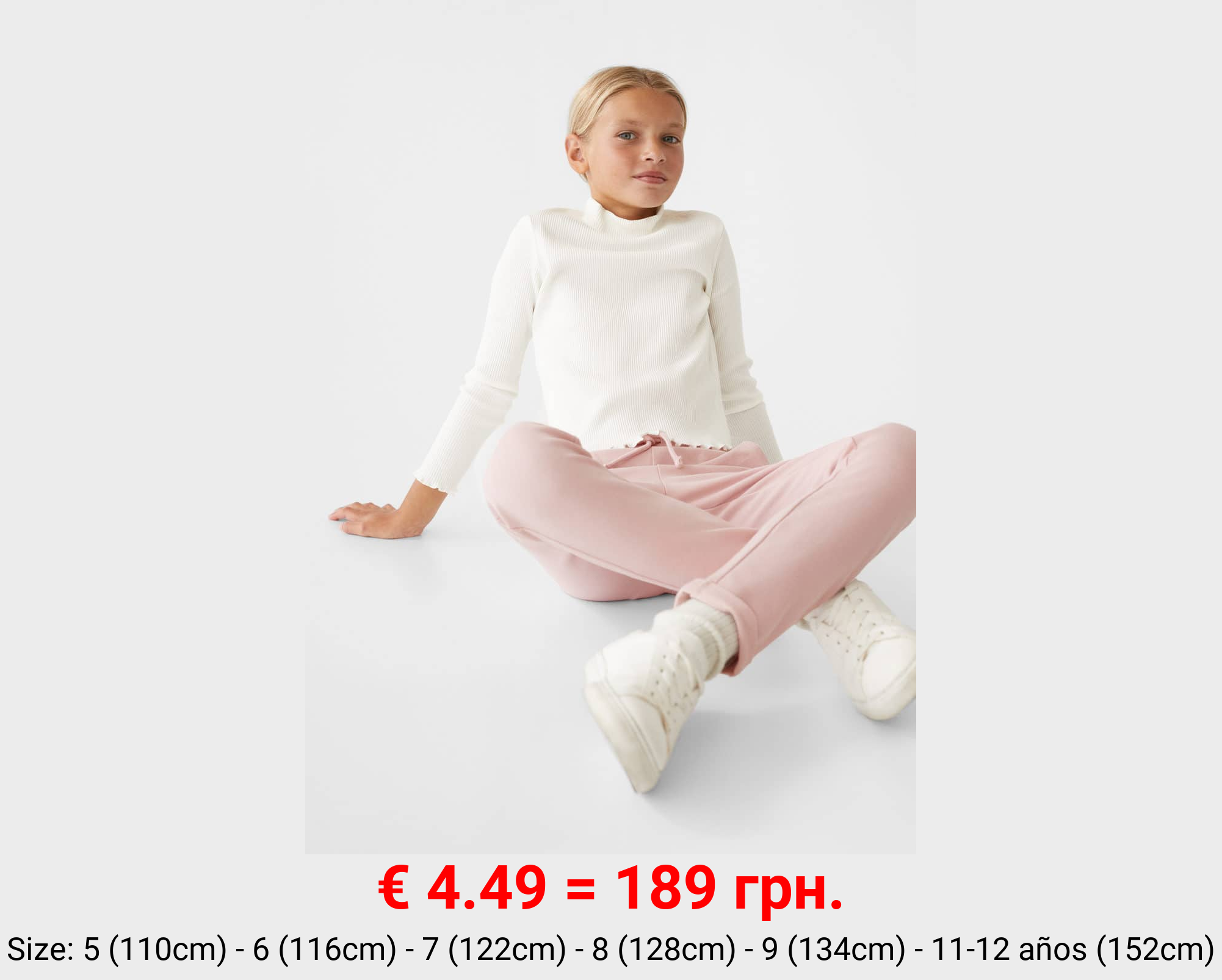 Pantalón jogger algodón