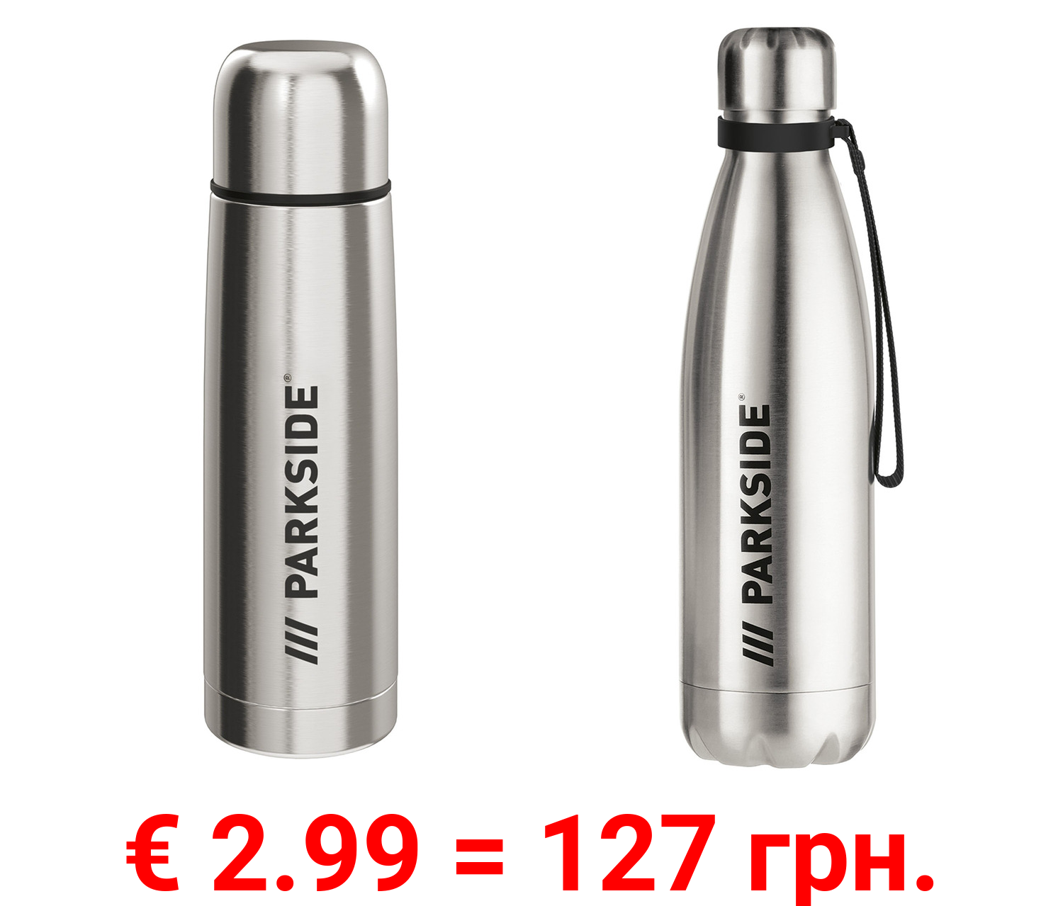 PARKSIDE® Isolierflasche, aus Edelstahl