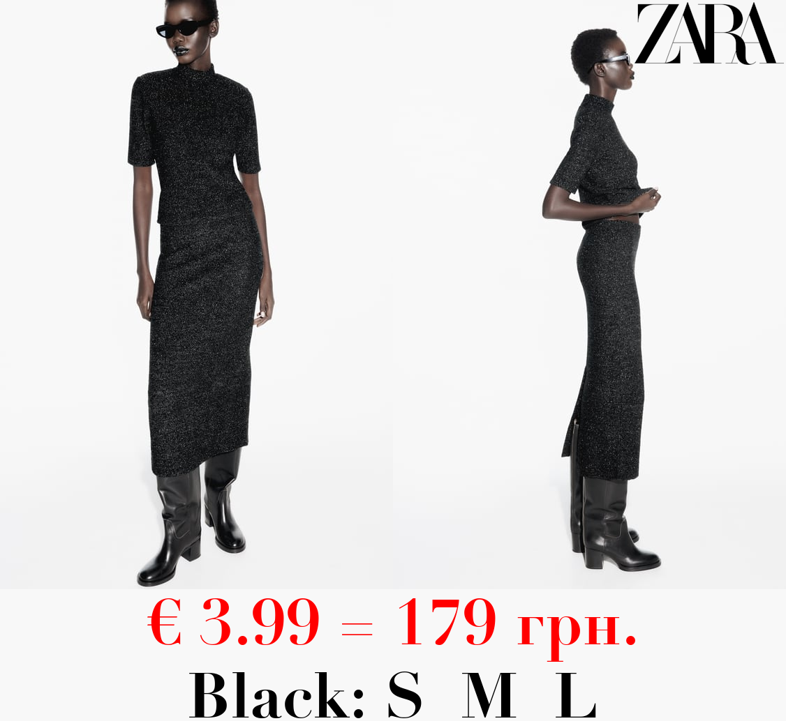 SHINY BOUCLÉ JACQUARD TOP