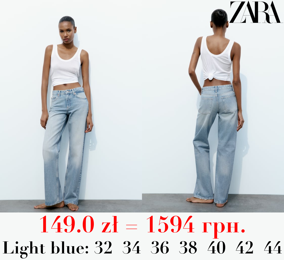 TRF WIDE-LEG MID-RISE FULL LENGTH JEANS