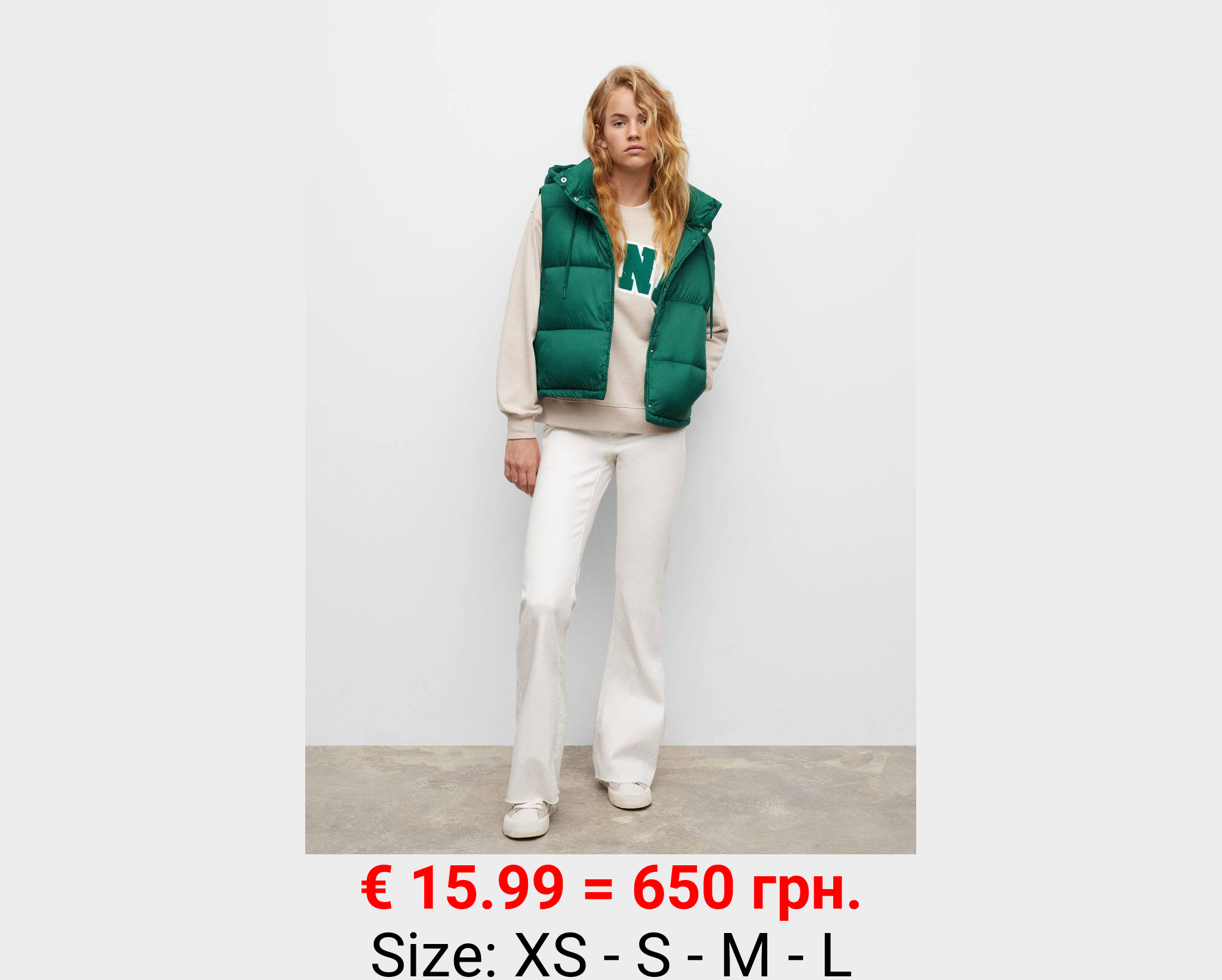 Chaleco acolchado capucha