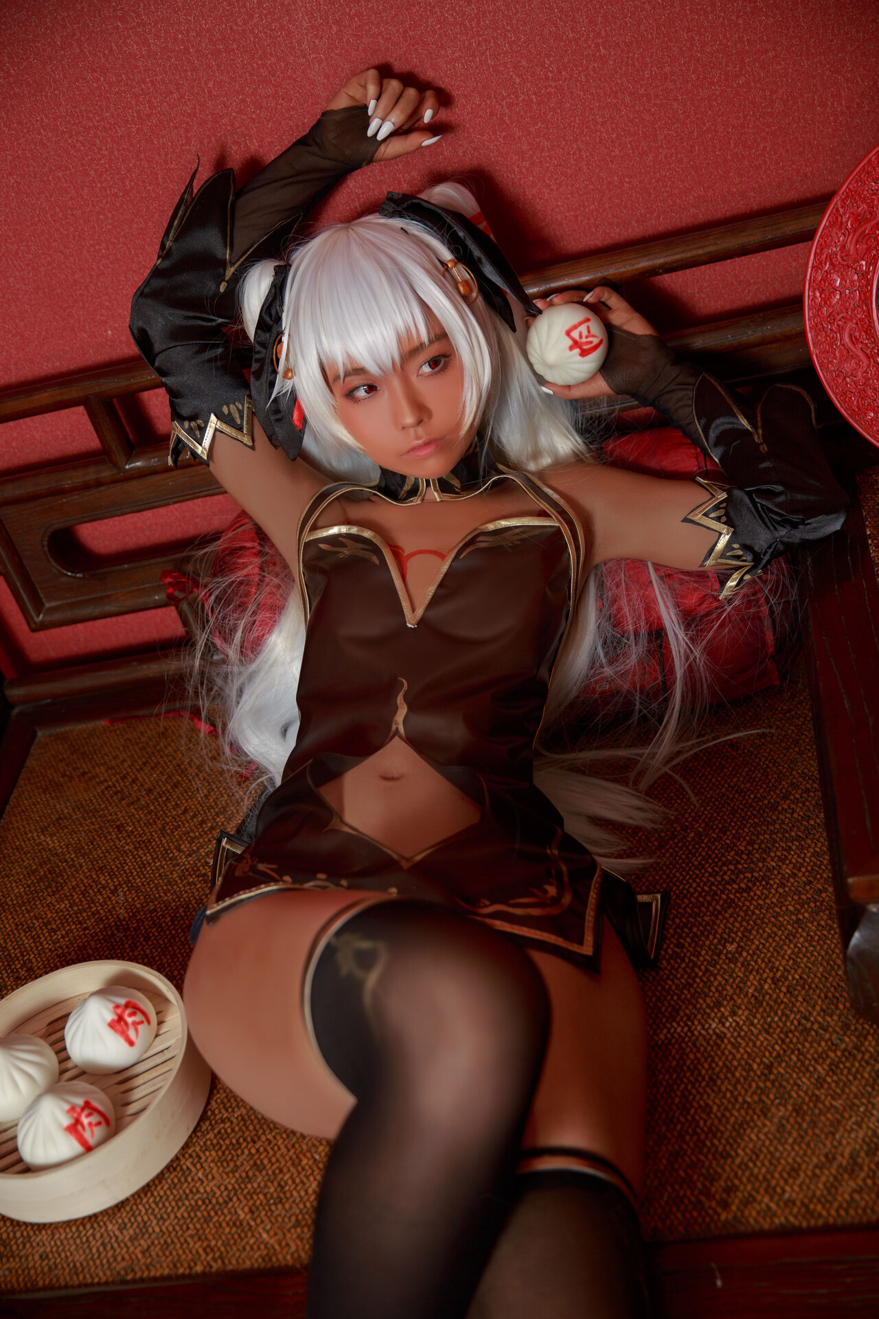 [G44不會受傷] 褐色旗袍娘 Brown Cheongsam Girl 12