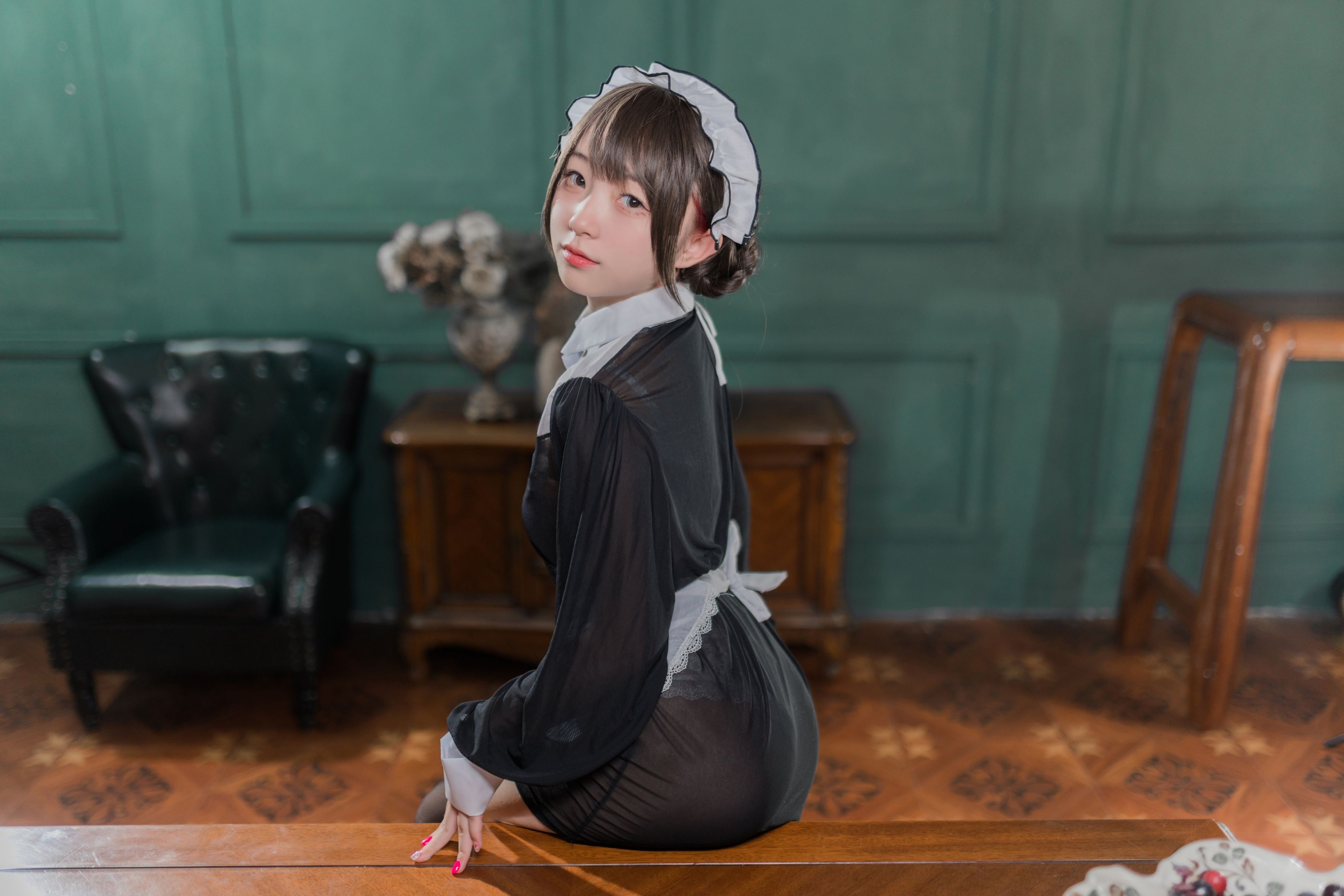 花铃 黑丝透明短裙女仆 [65P602MB] 33