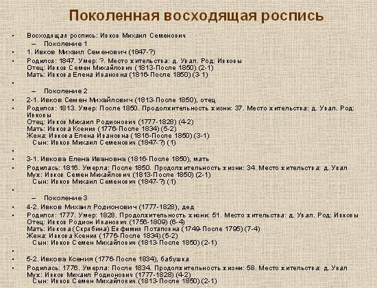 Поколенная роспись - как выглядит и зачем нужна? – Telegraph