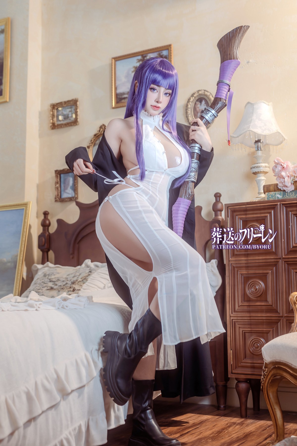 Cosplay 日本性感萝莉Byoru Fern フェルン 23
