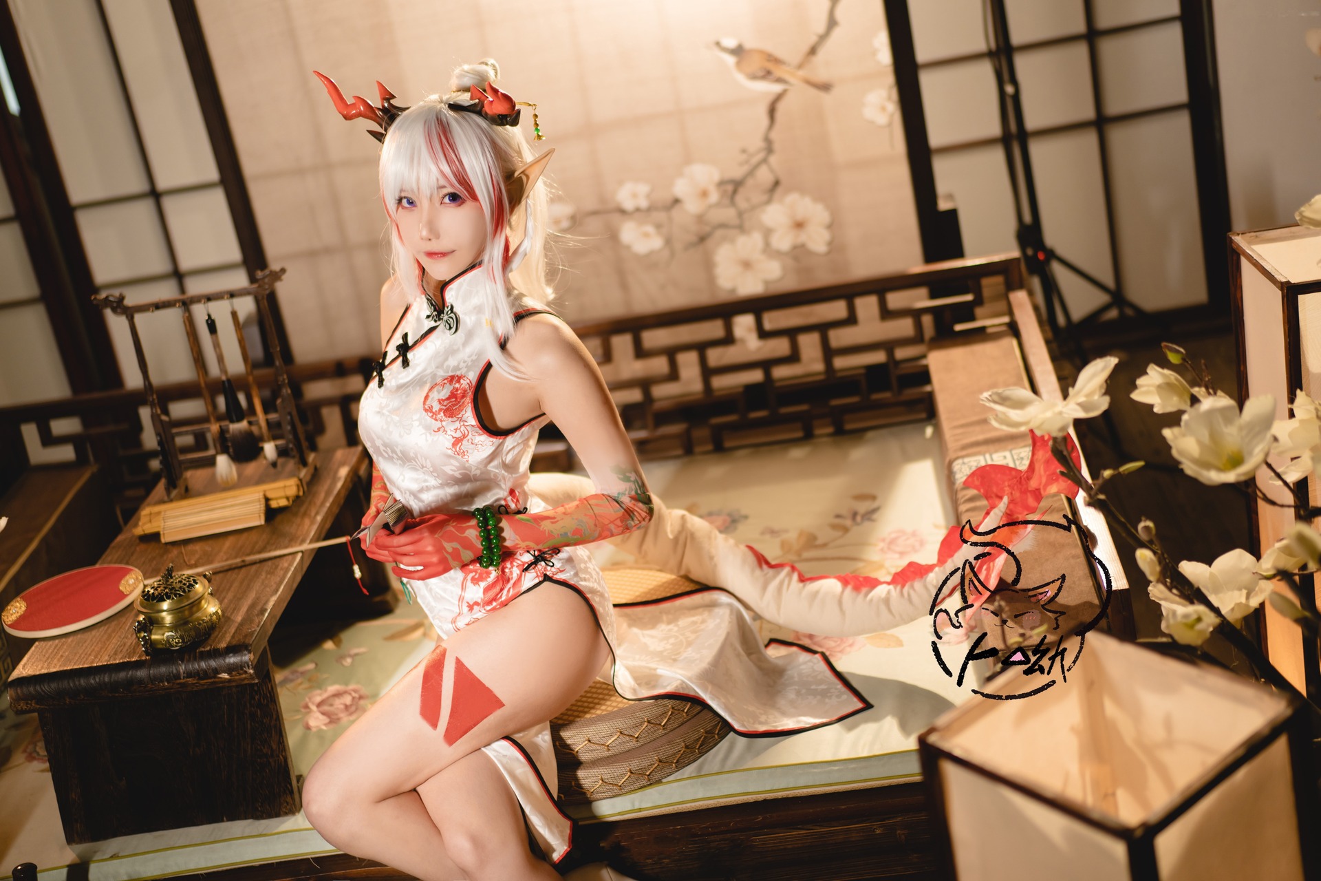 [卜呦] 年旗袍·乐逍遥 Arknights Qi Pao 14