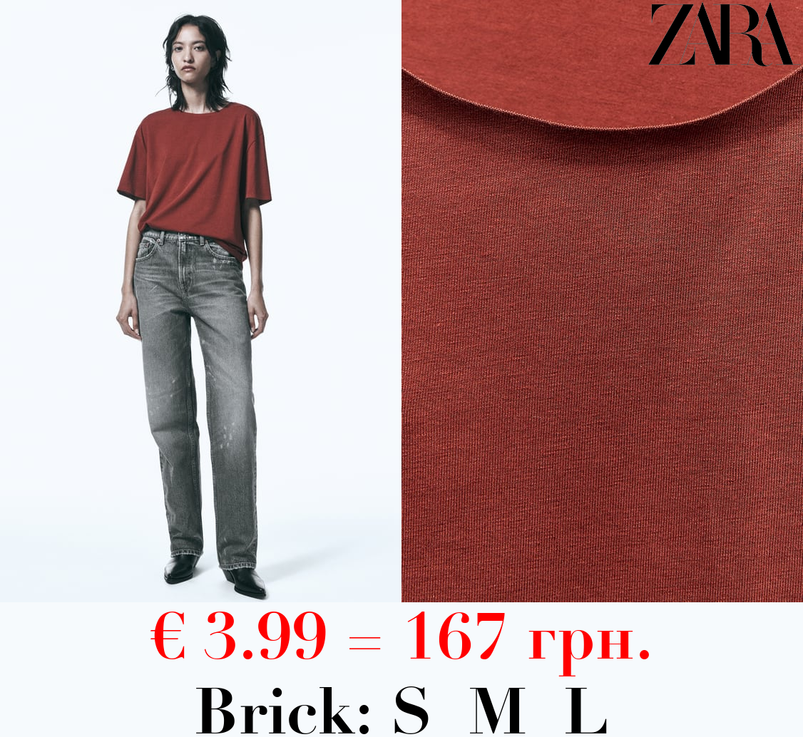 T-SHIRT WITH INVISIBLE FINISH