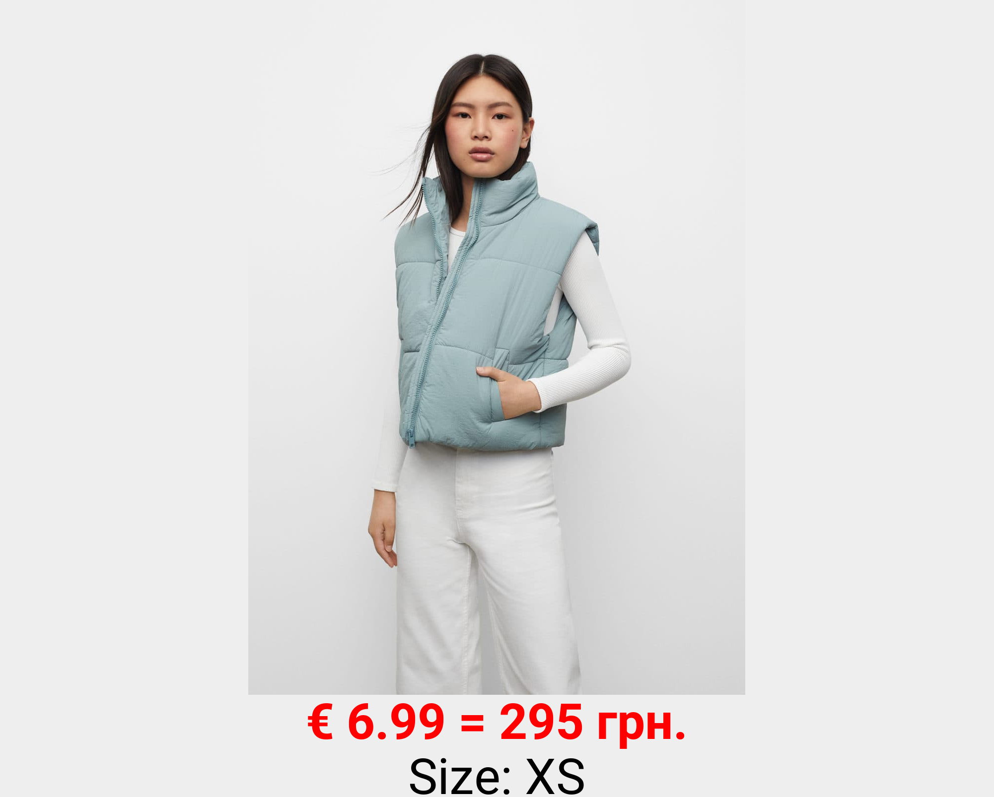 Chaleco acolchado textura