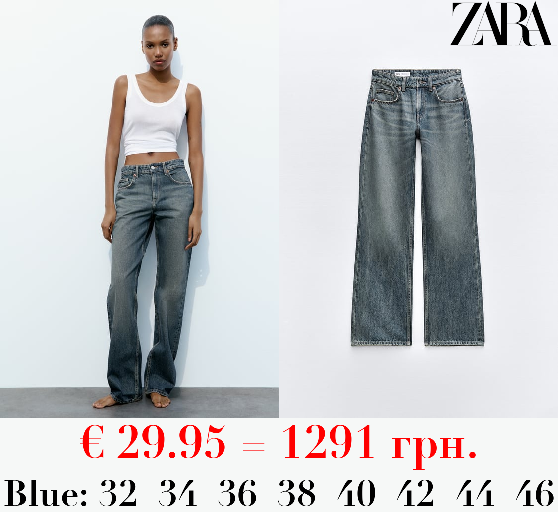 TRF WIDE-LEG MID-RISE FULL LENGTH JEANS