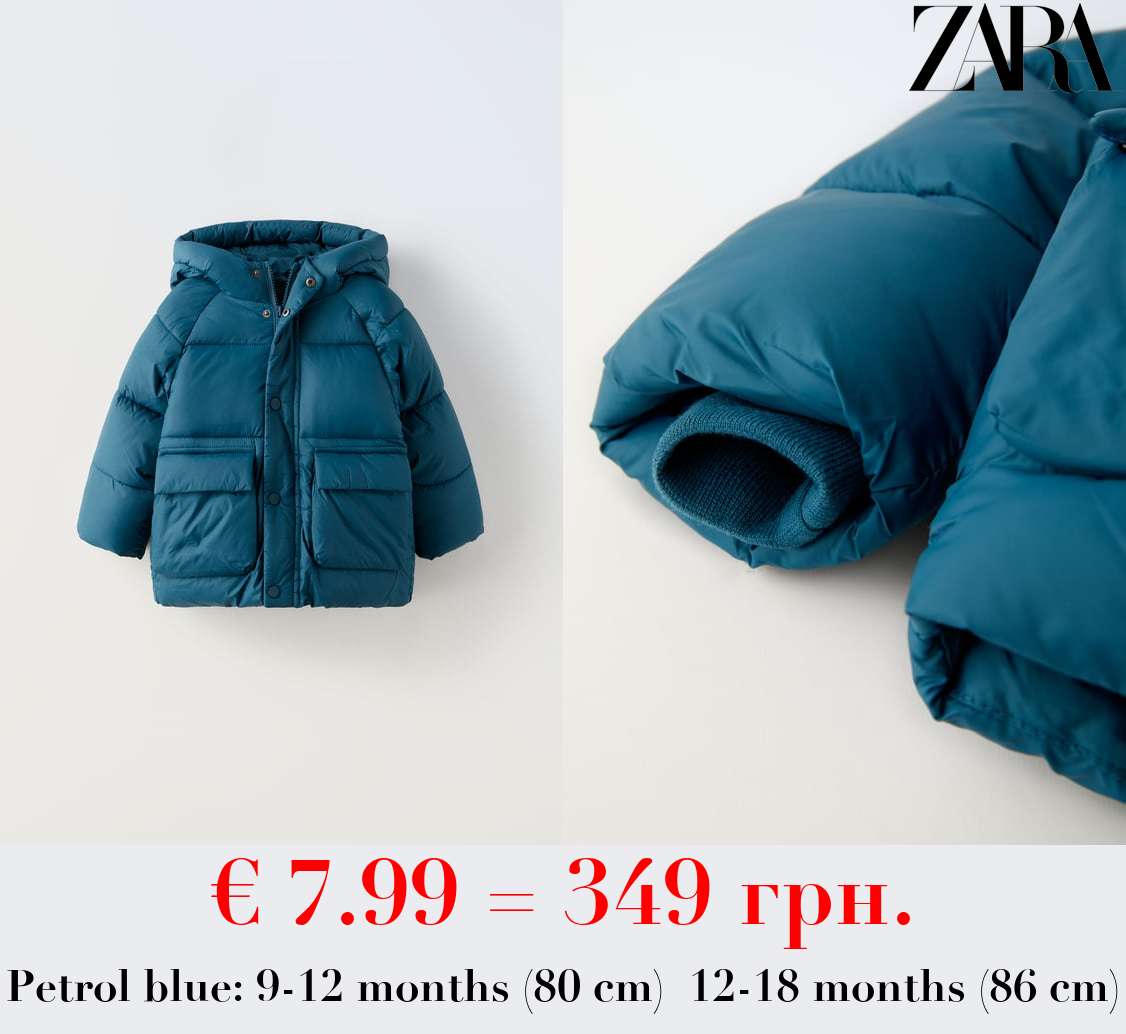 WATER-REPELLENT PUFFER COAT