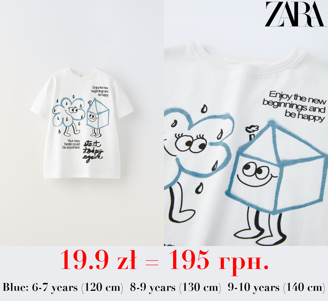 GRAFFITI PRINT T-SHIRT