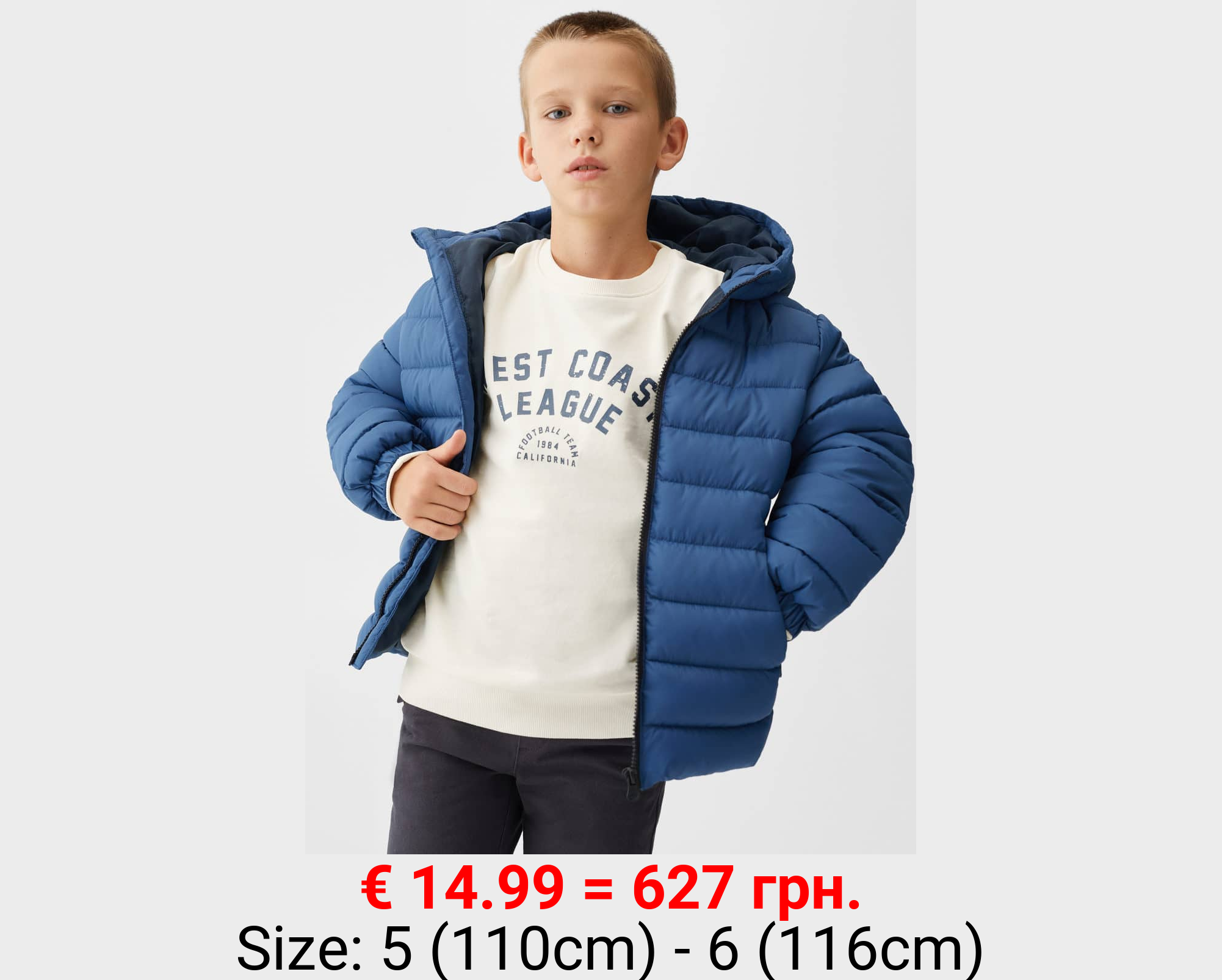 Anorak acolchado capucha