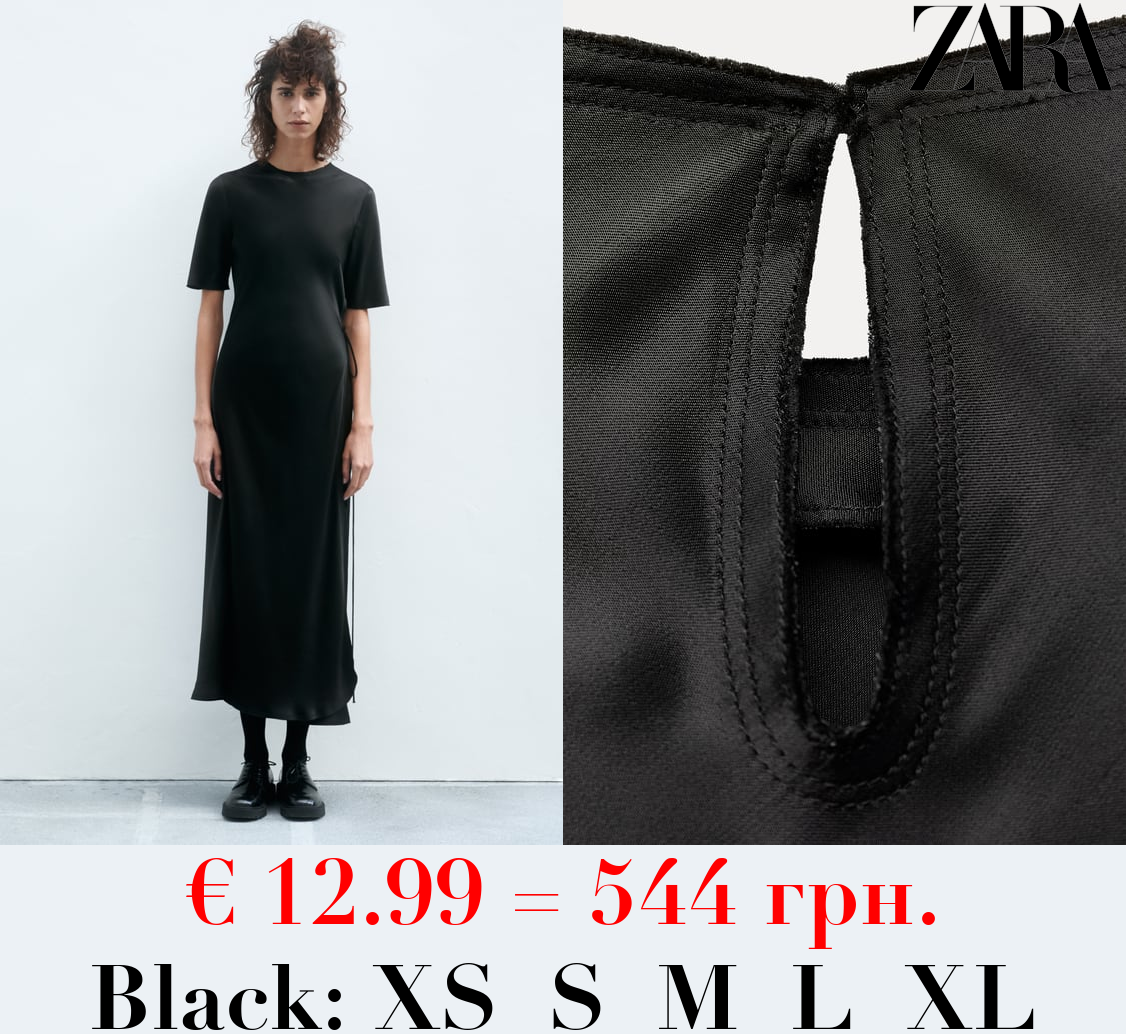 ZW COLLECTION SATIN WRAP DRESS