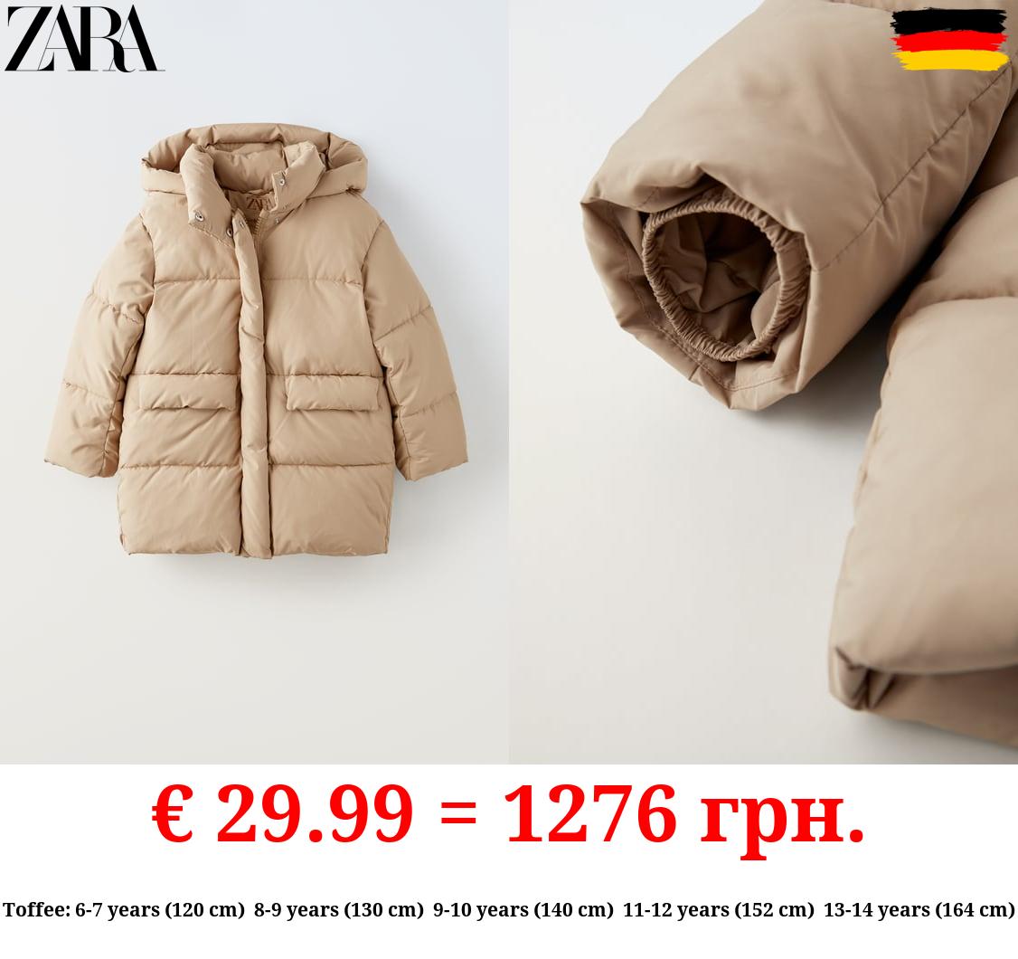 QUILTED COAT WITH FLAPS