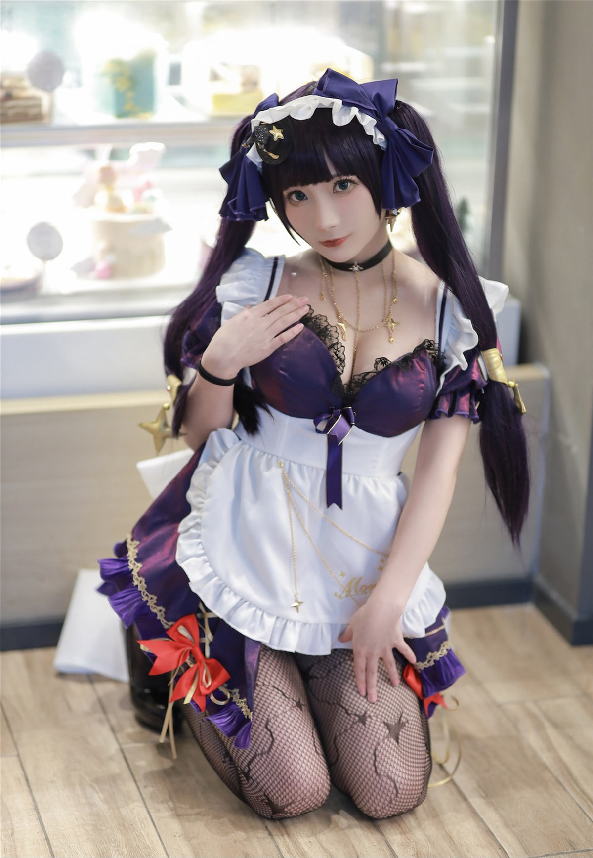 Cosplay 是三不是世 原神莫娜女仆 12
