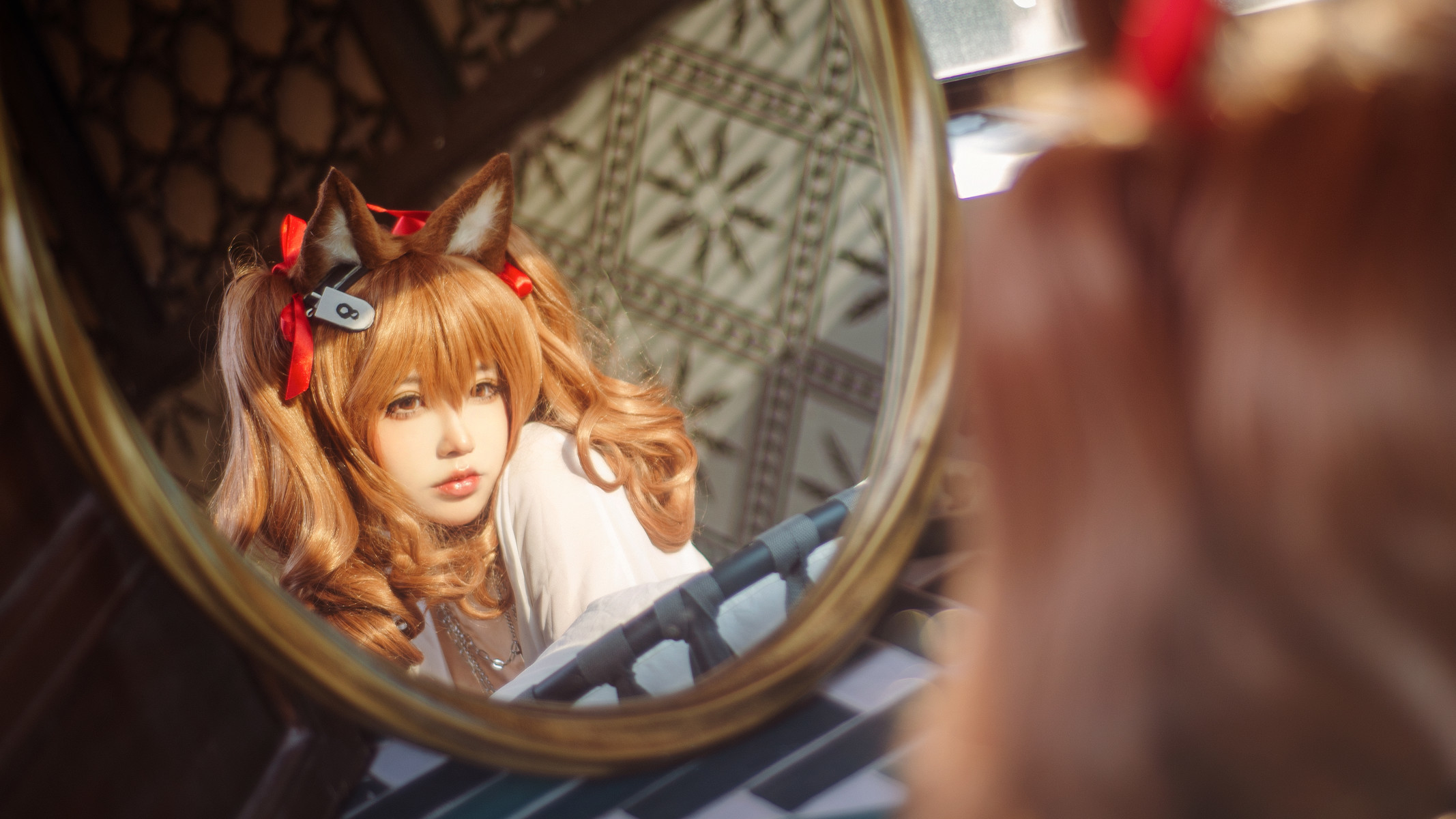 工藤新伍 Cosplay 明日方舟 安洁莉娜 夏卉泳装 12