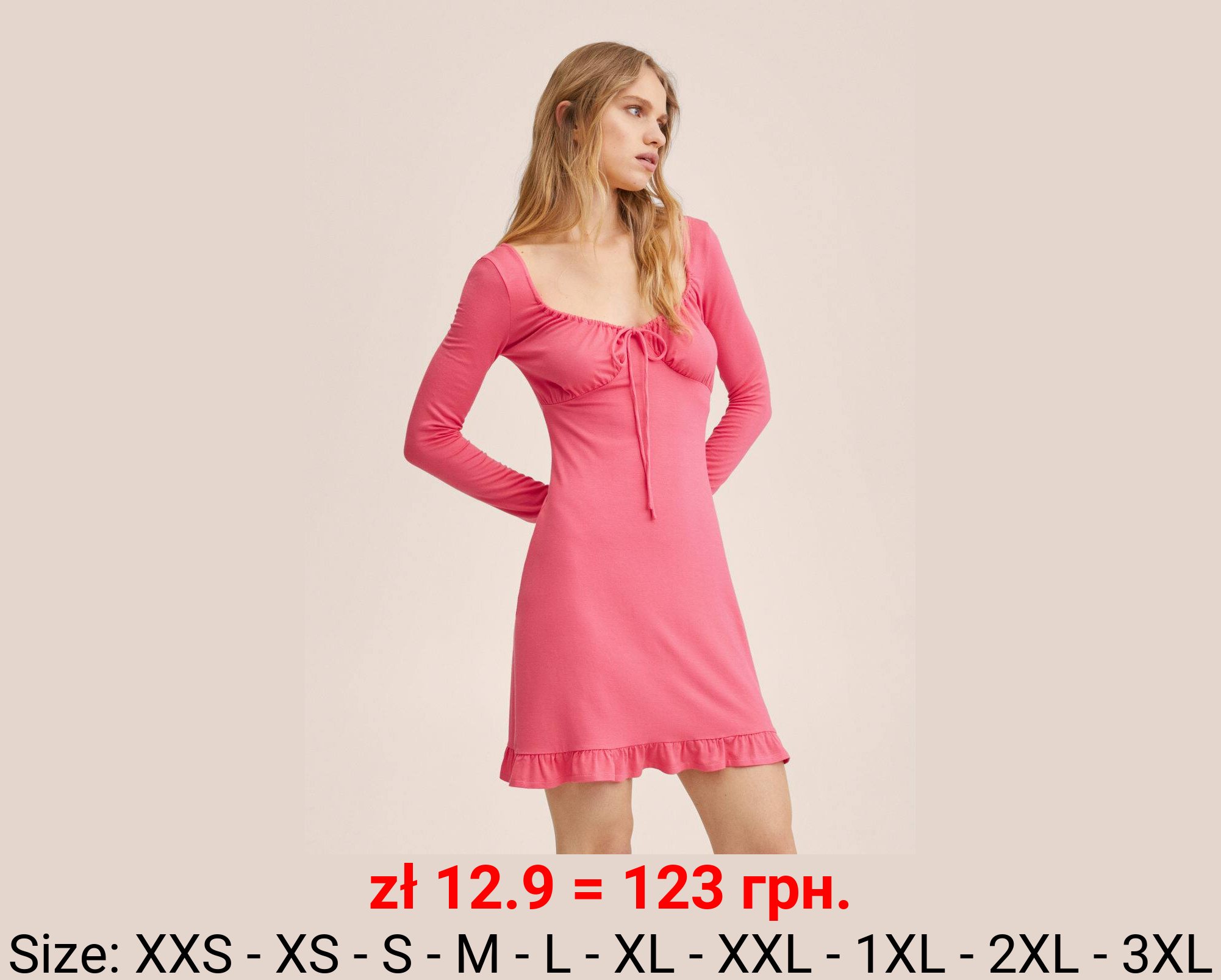 Vestido cordón ajustable