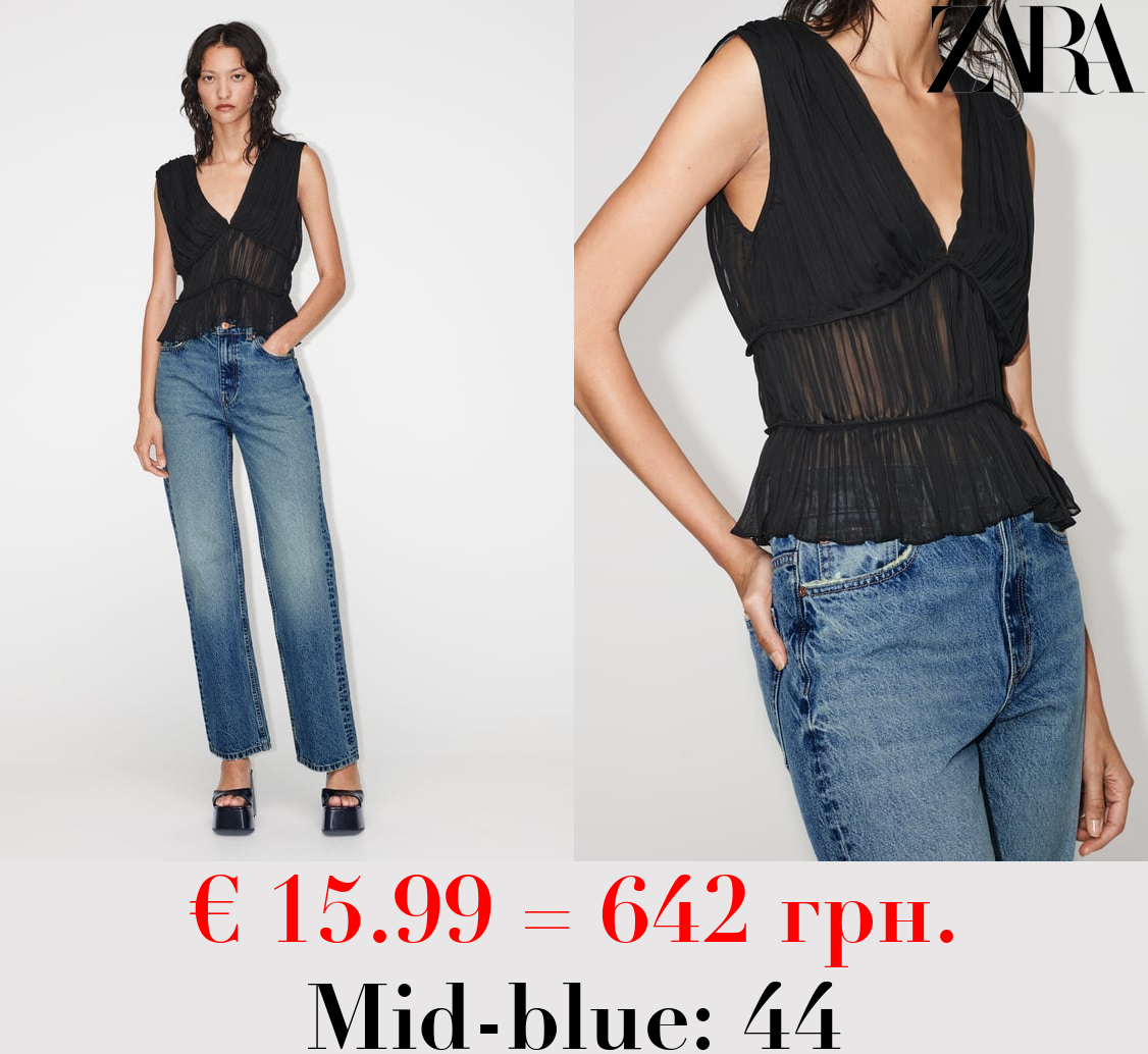 Z1975 STRAIGHT-FIT HIGH-WAIST LONG LENGTH JEANS