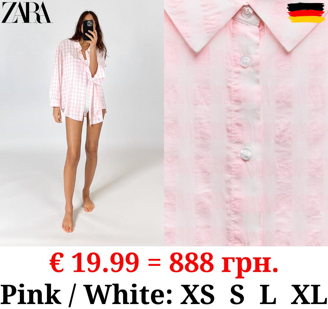 OVERSIZE GINGHAM SHIRT