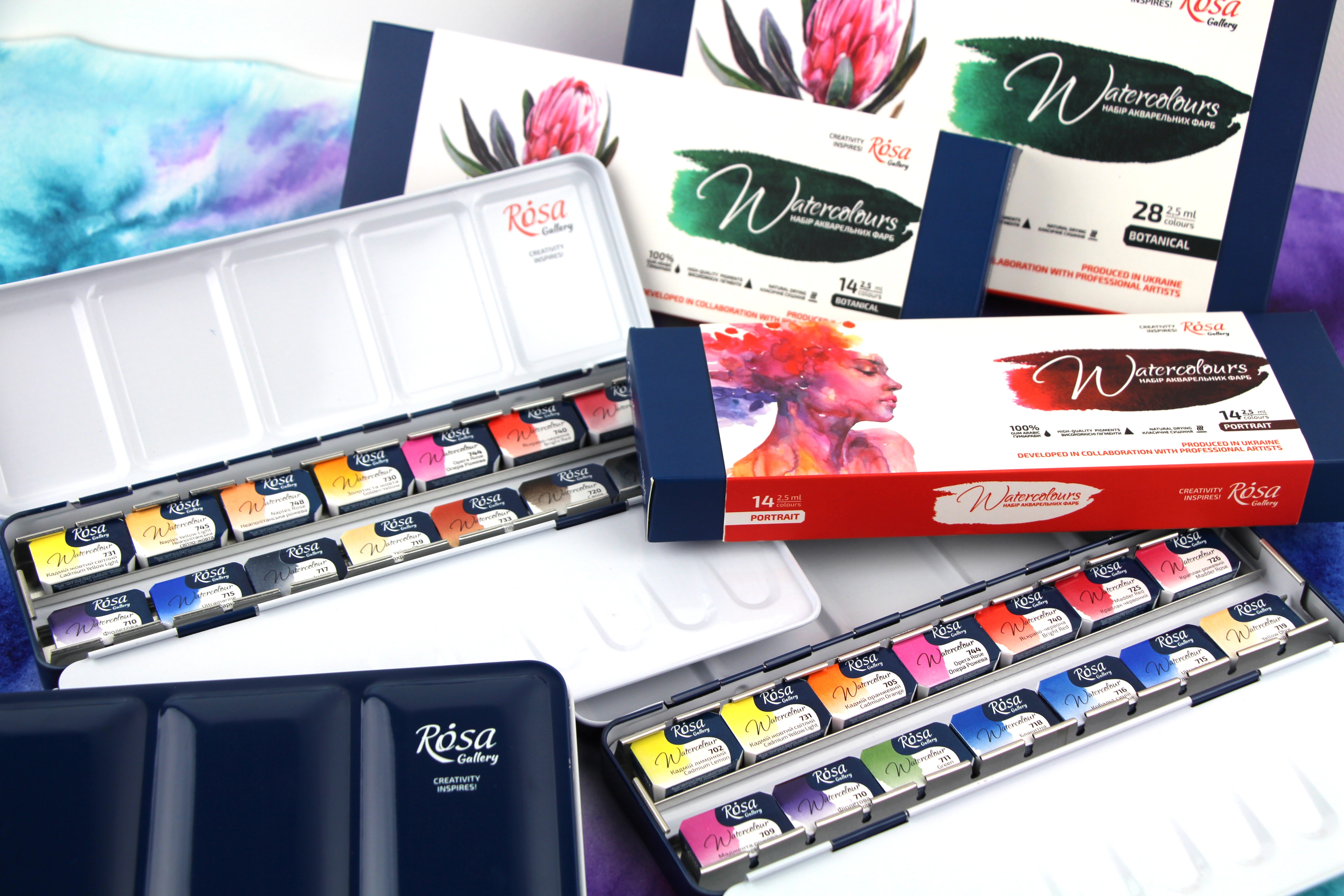 Rosa Gallery Professional Watercolor Paints 