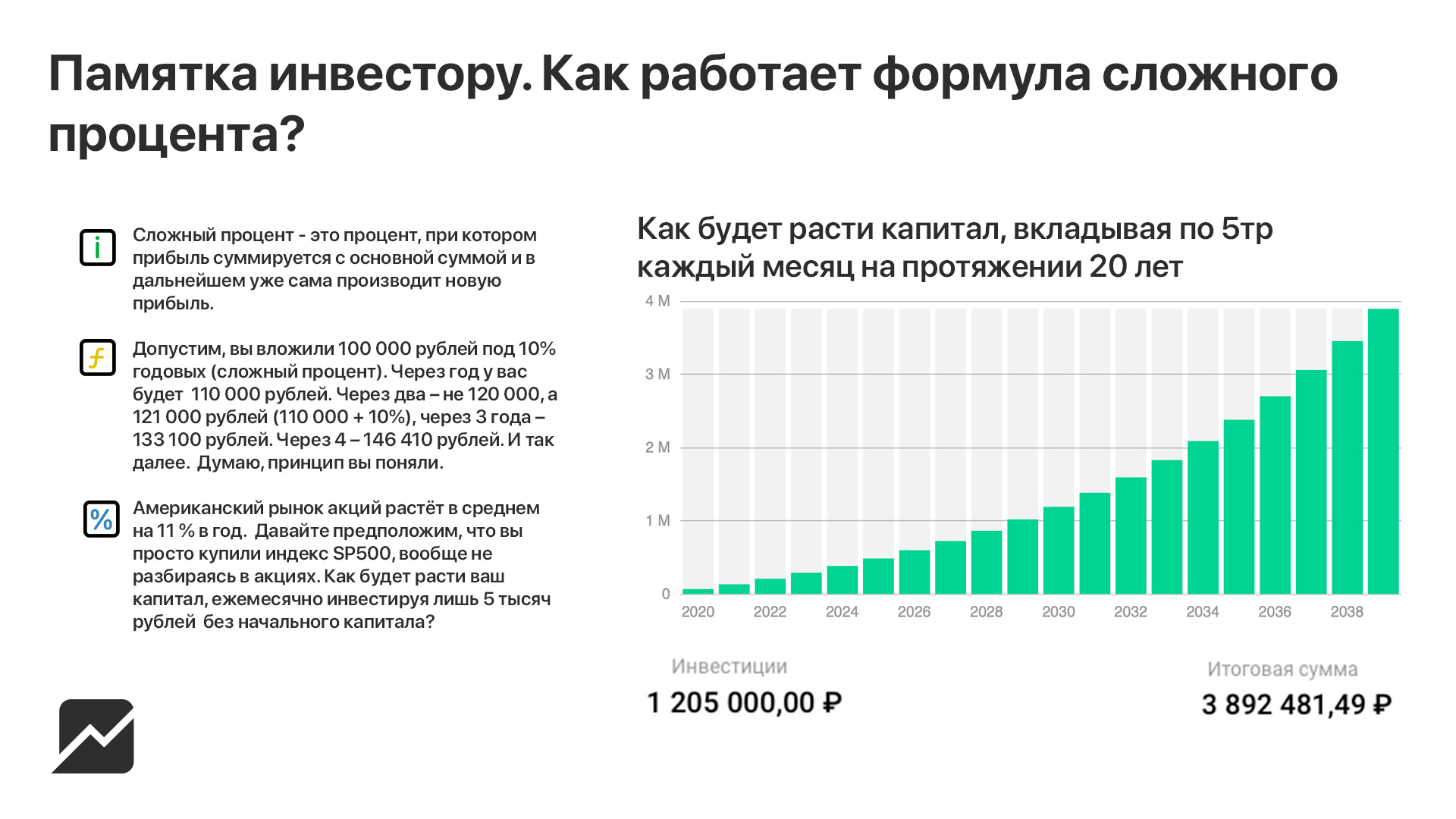 Когда инвестор сравнивает возможную сумму абсолютного дохода с альтернативными вариантами проектов