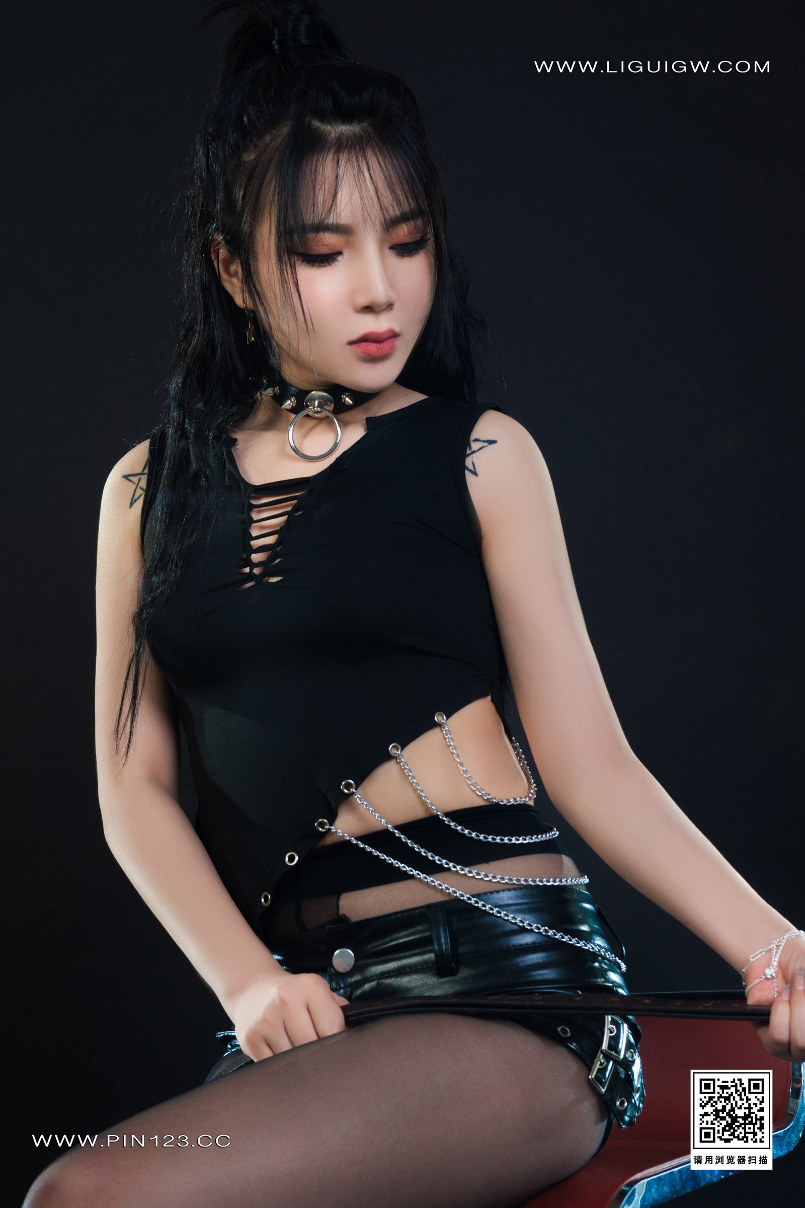 图片[69]-[Ligui丽柜]2023.08.18 撕袜四马 小七-六色网