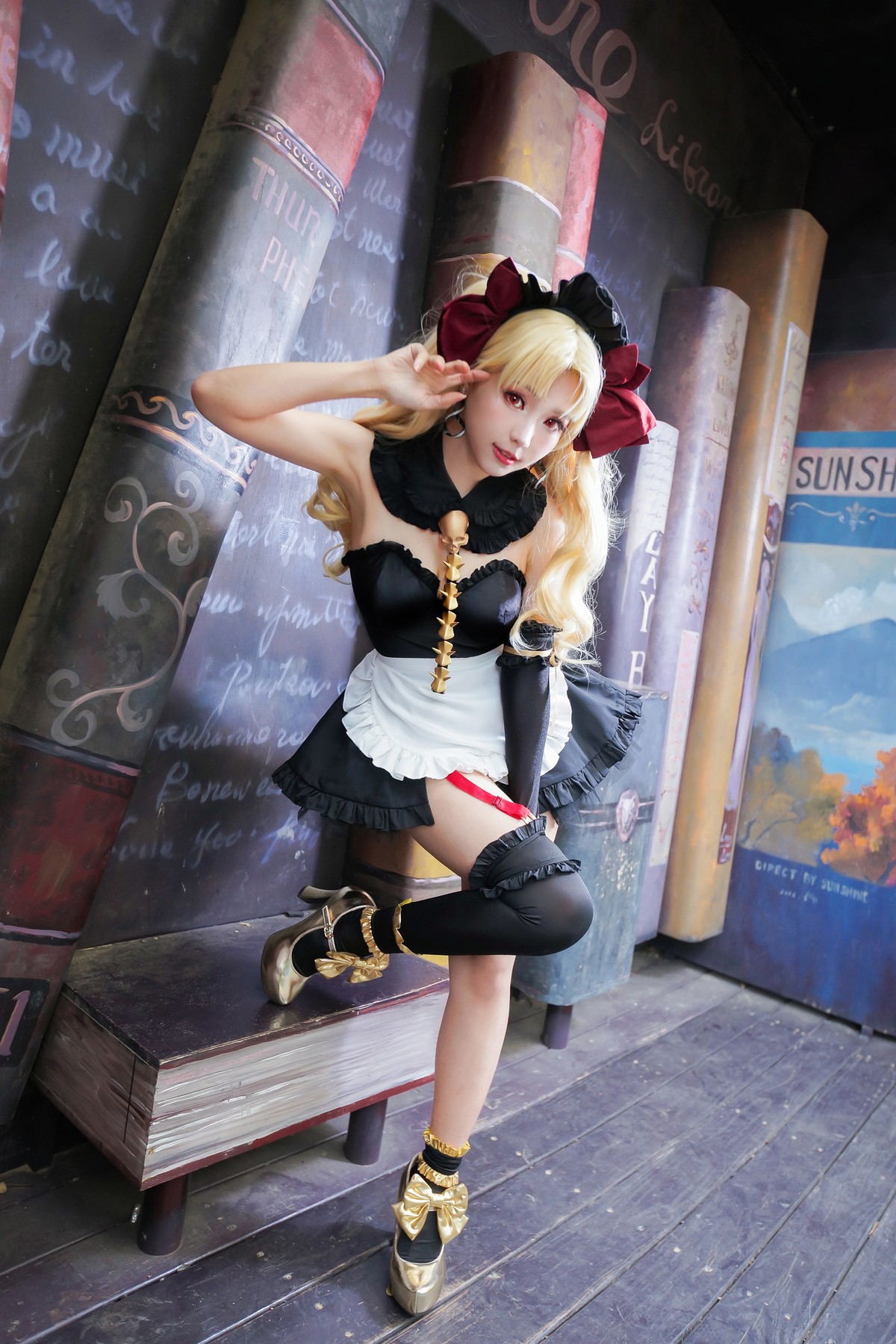 Cosplay ElyEE子 远坂凛 女仆 16