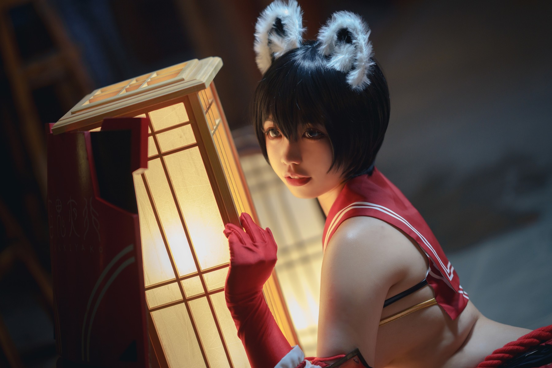 Ganlory 啊日日 Cosplay 春日ツバキ Kasuga Tsubaki 16