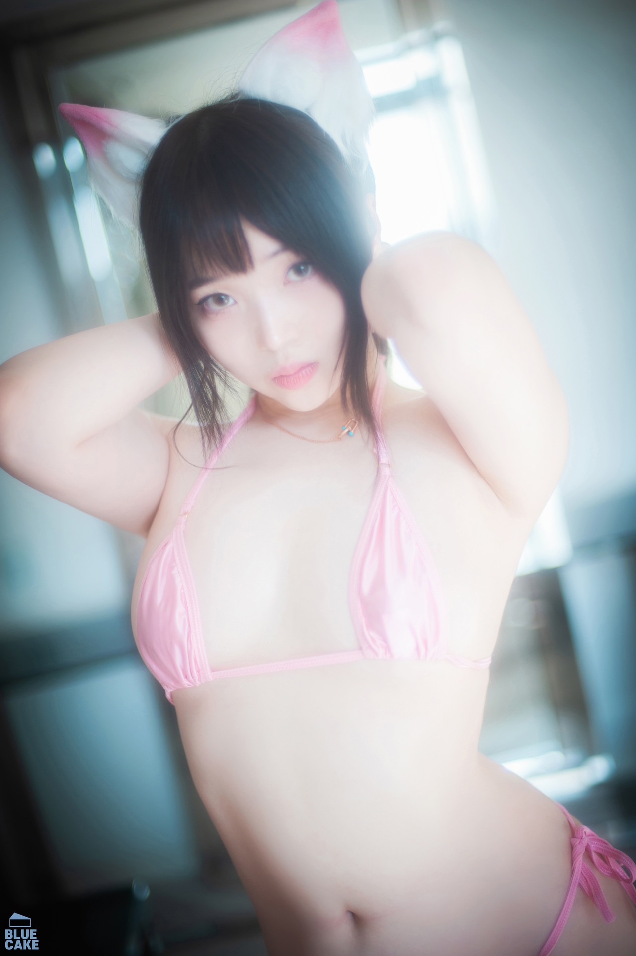 Bambi 밤비, [BLUECAKE] Naughty Cats Pink & Mint RED Set.01 65
