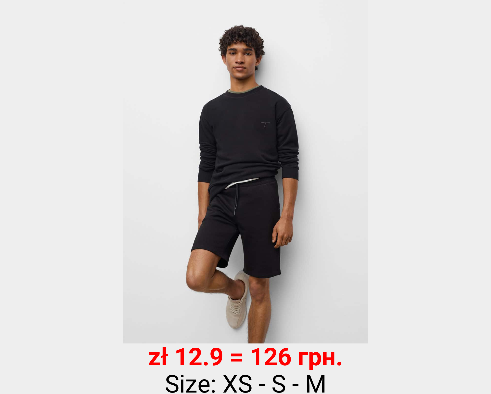 Bermudas algodón cintura elástica