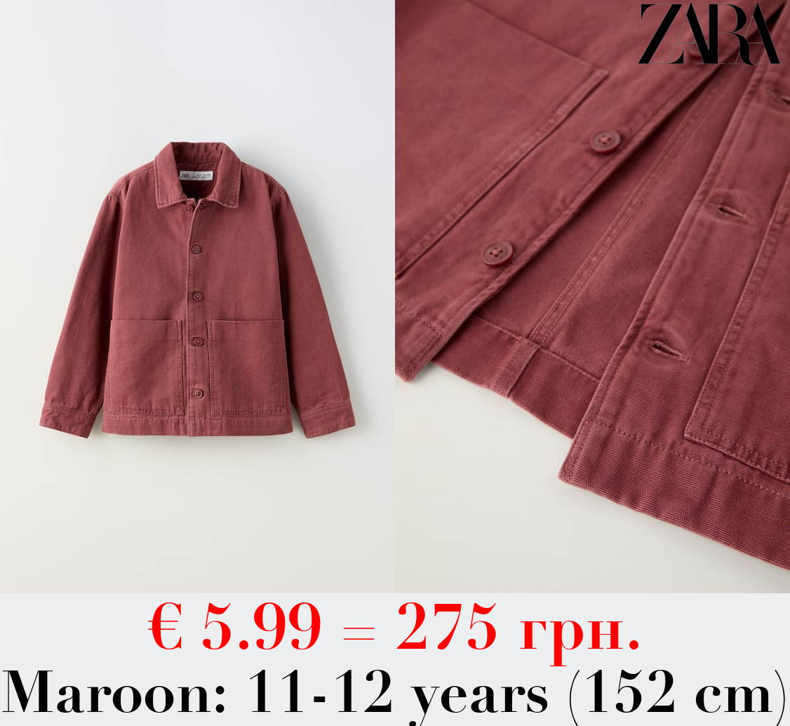 TEXTURED OVERSHIRT WITH POCKETS